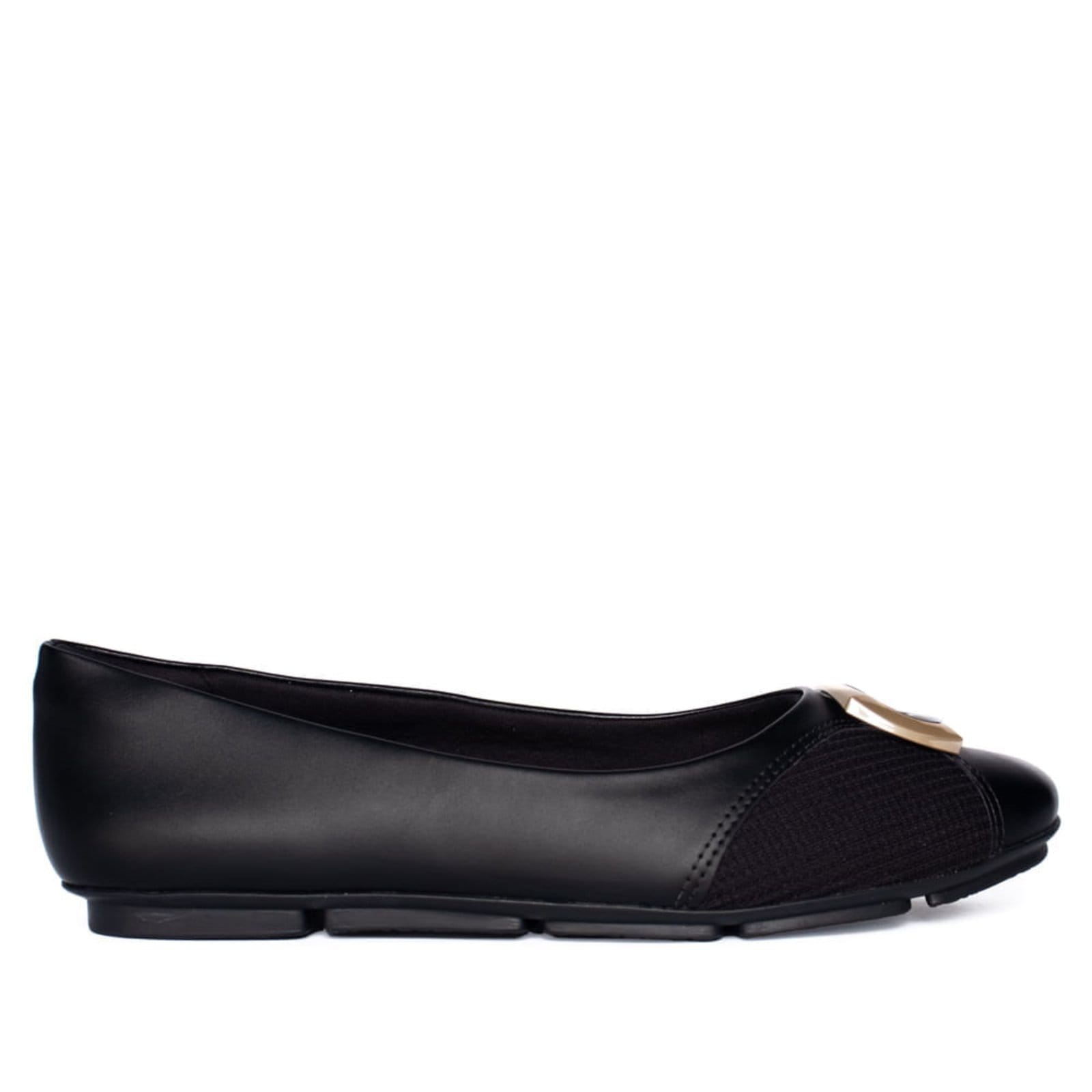 Vista principal Sapatilha Feminina Comfortflex Comfortflex preto