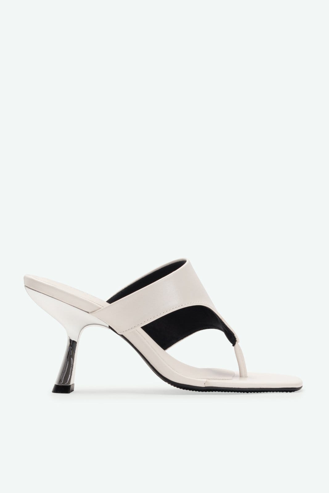 Open Mule Rachel Off White