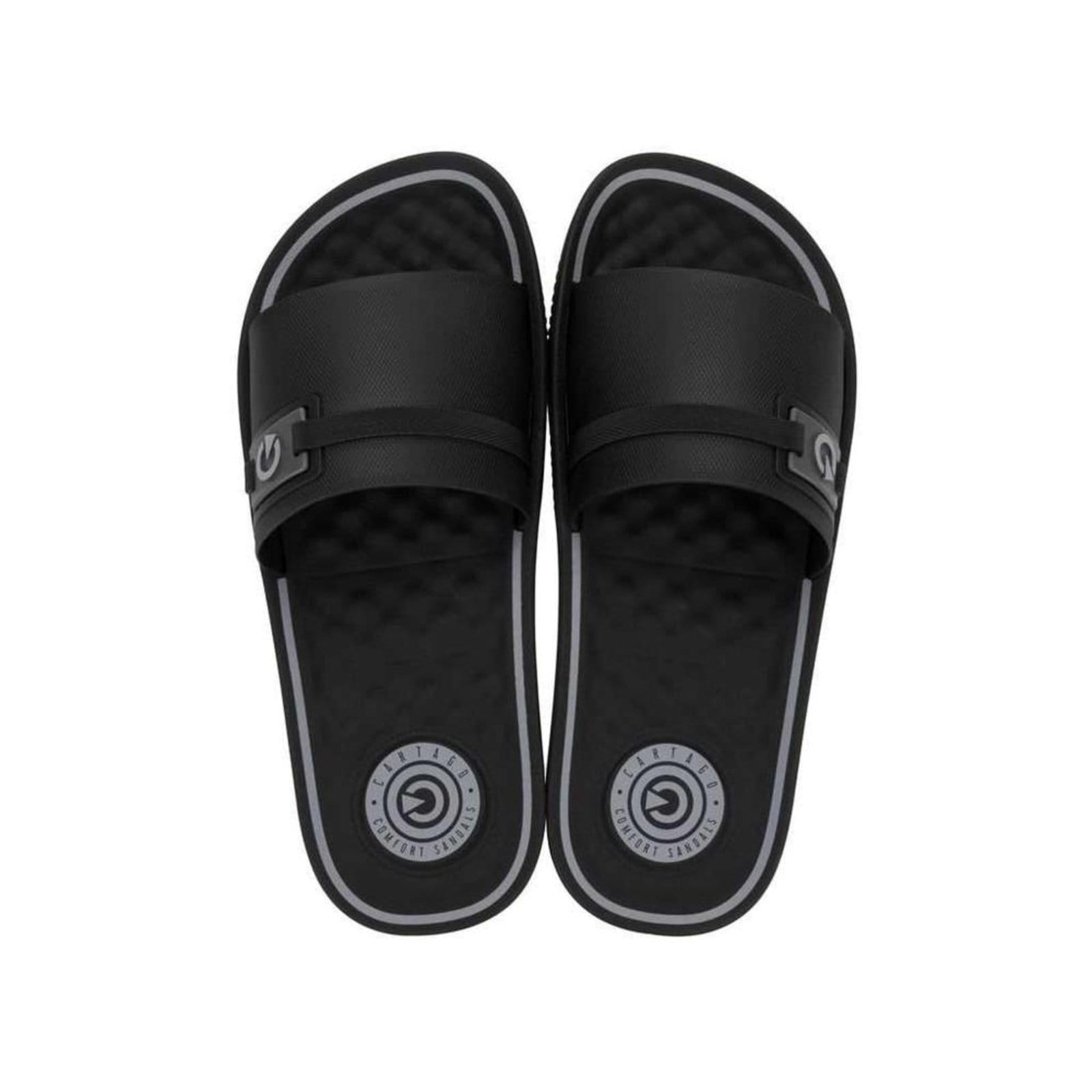 Vista 2 Chinelo Masculino Cartago Arizona Slide CARTAGO preto