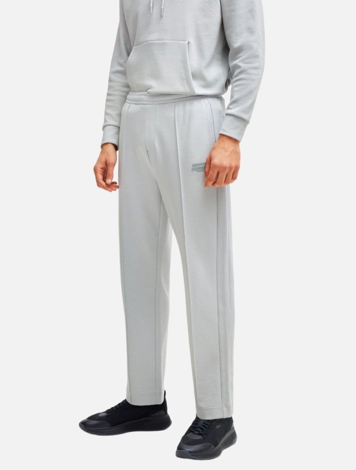 Vista principal Calça Hugo Boss Moletom Hurley Regular Hugo Boss cinza