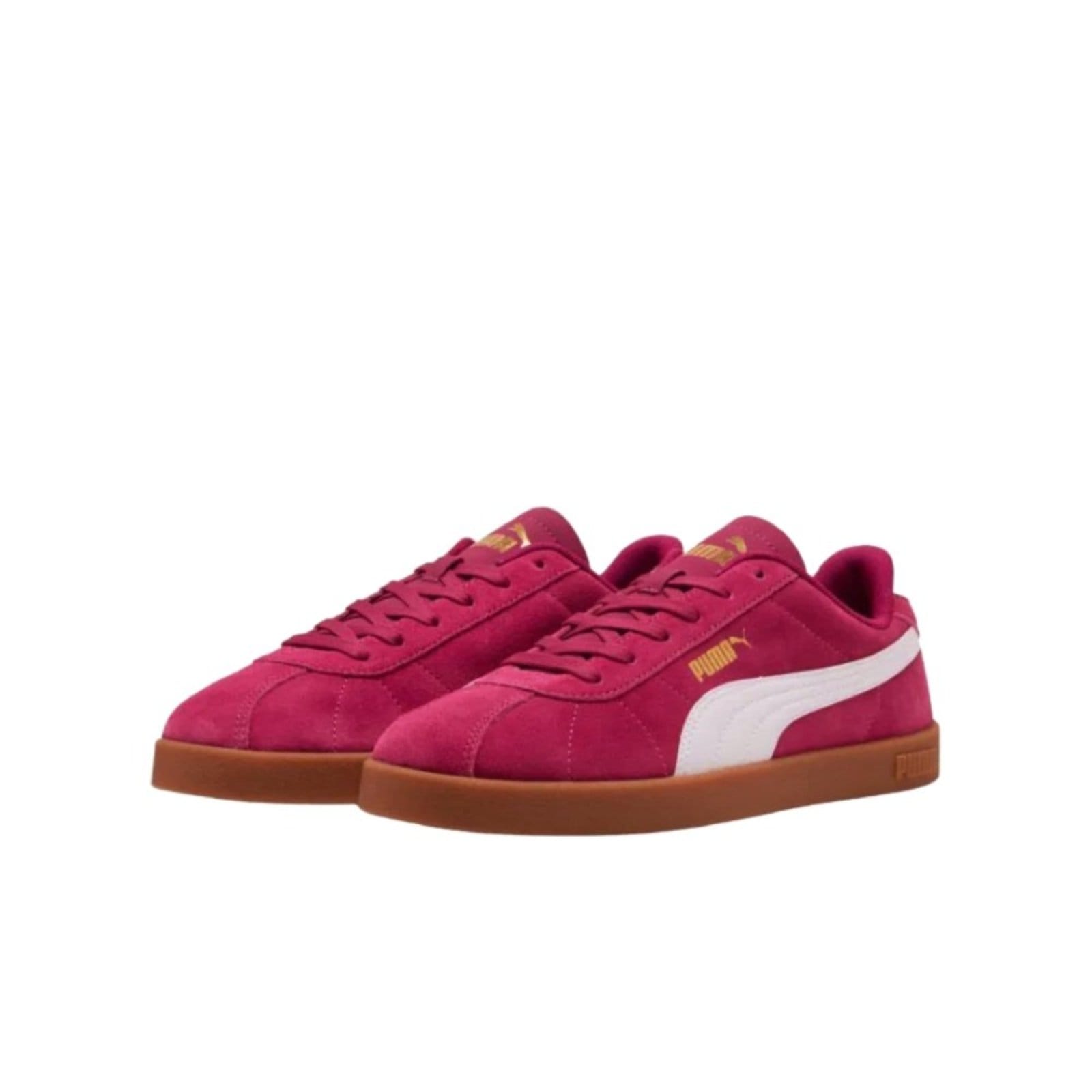 Vista 2 Tênis Puma Club II Berry P39744417. Puma rosa