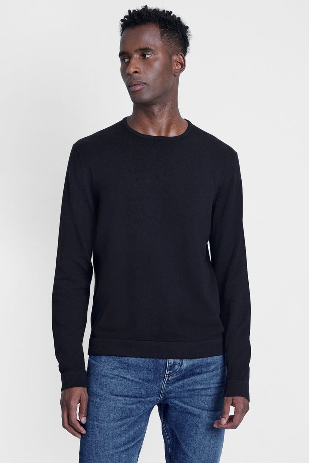 Tricot Aramis Manga Longa Gola Careca