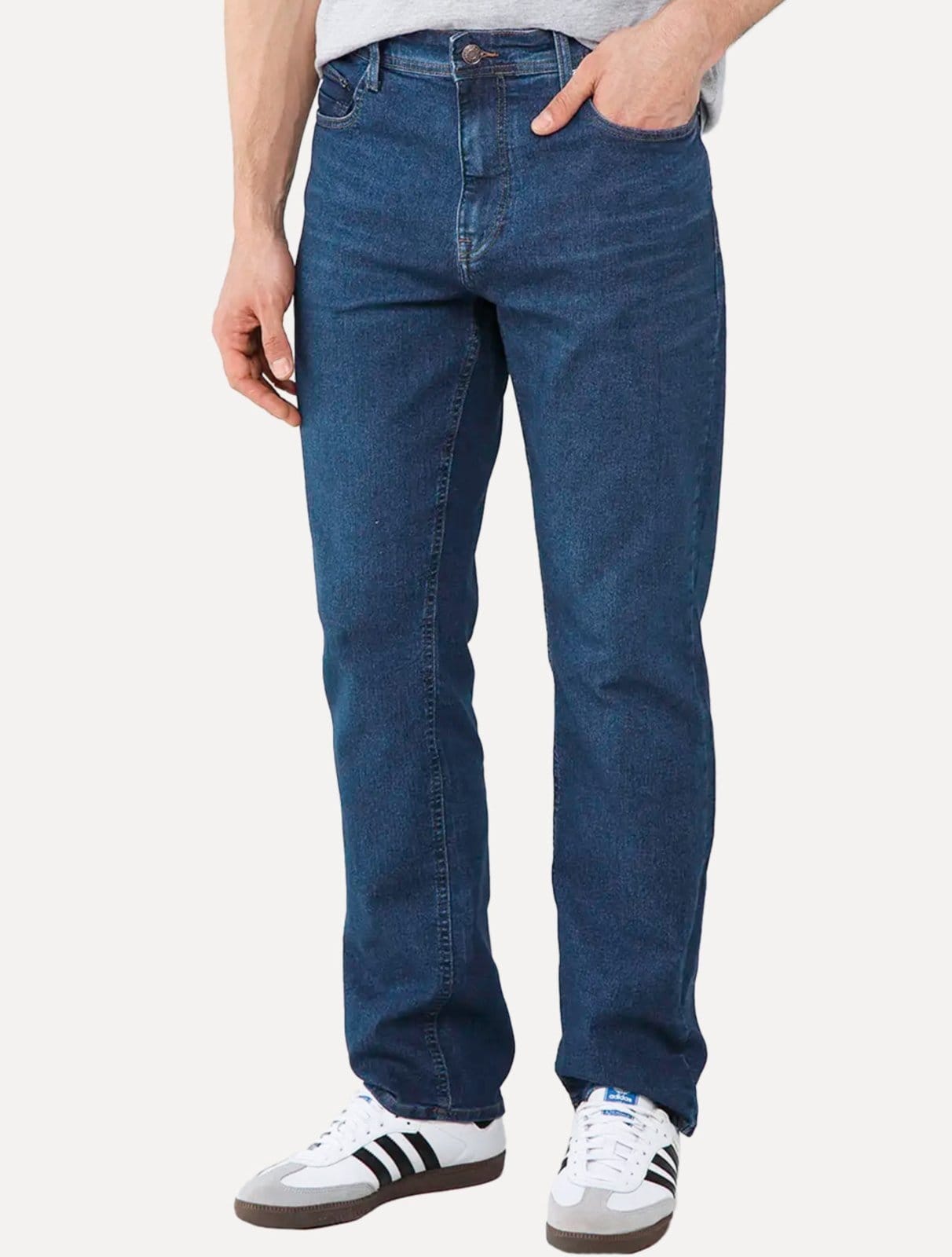 Calça Tommy Hilfiger Jeans Masculina Regular Fit Mercer Royal Blue Azul