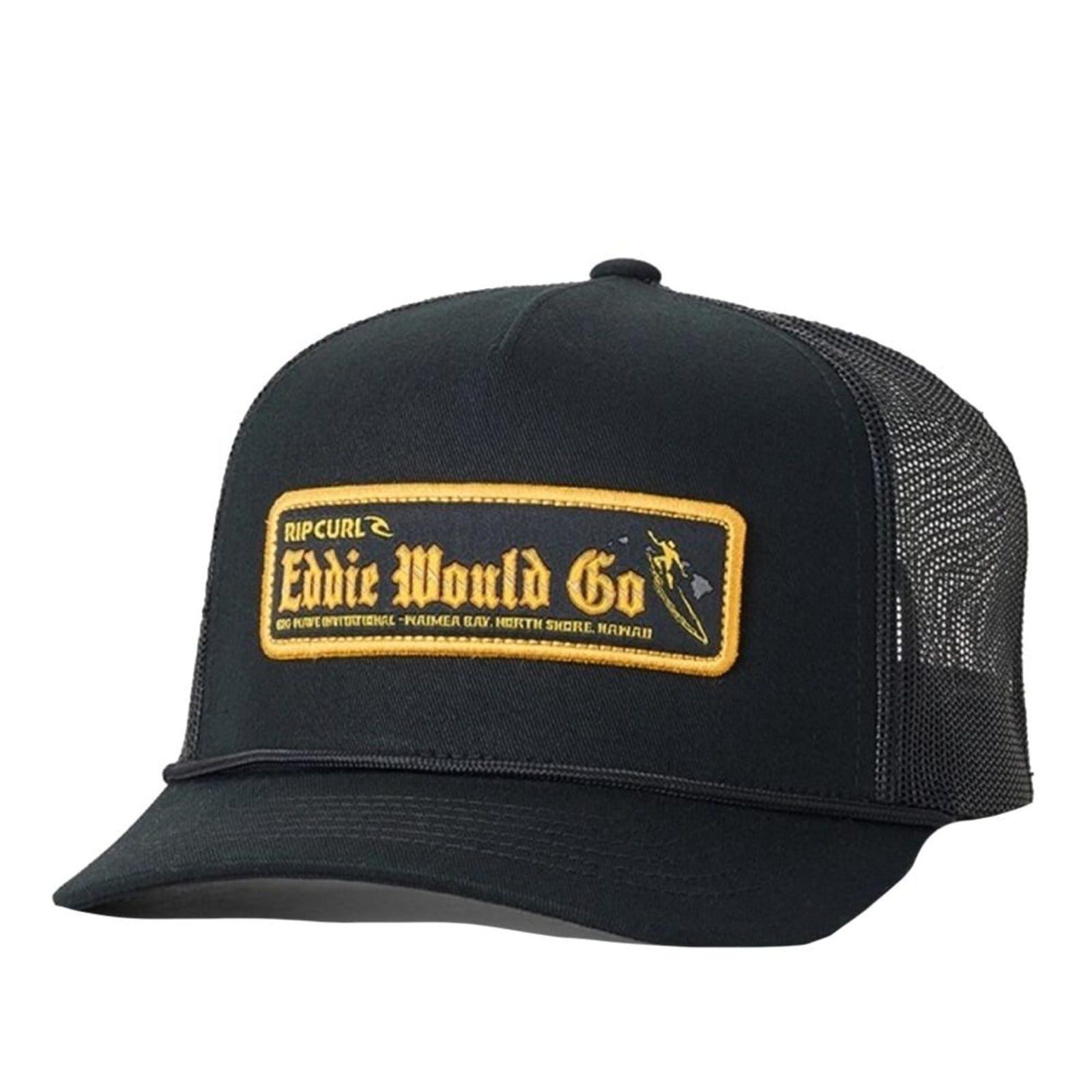 Vista principal Boné Rip Curl Aba Curva EWG Trucker 25 SM26 Black Rip Curl preto black