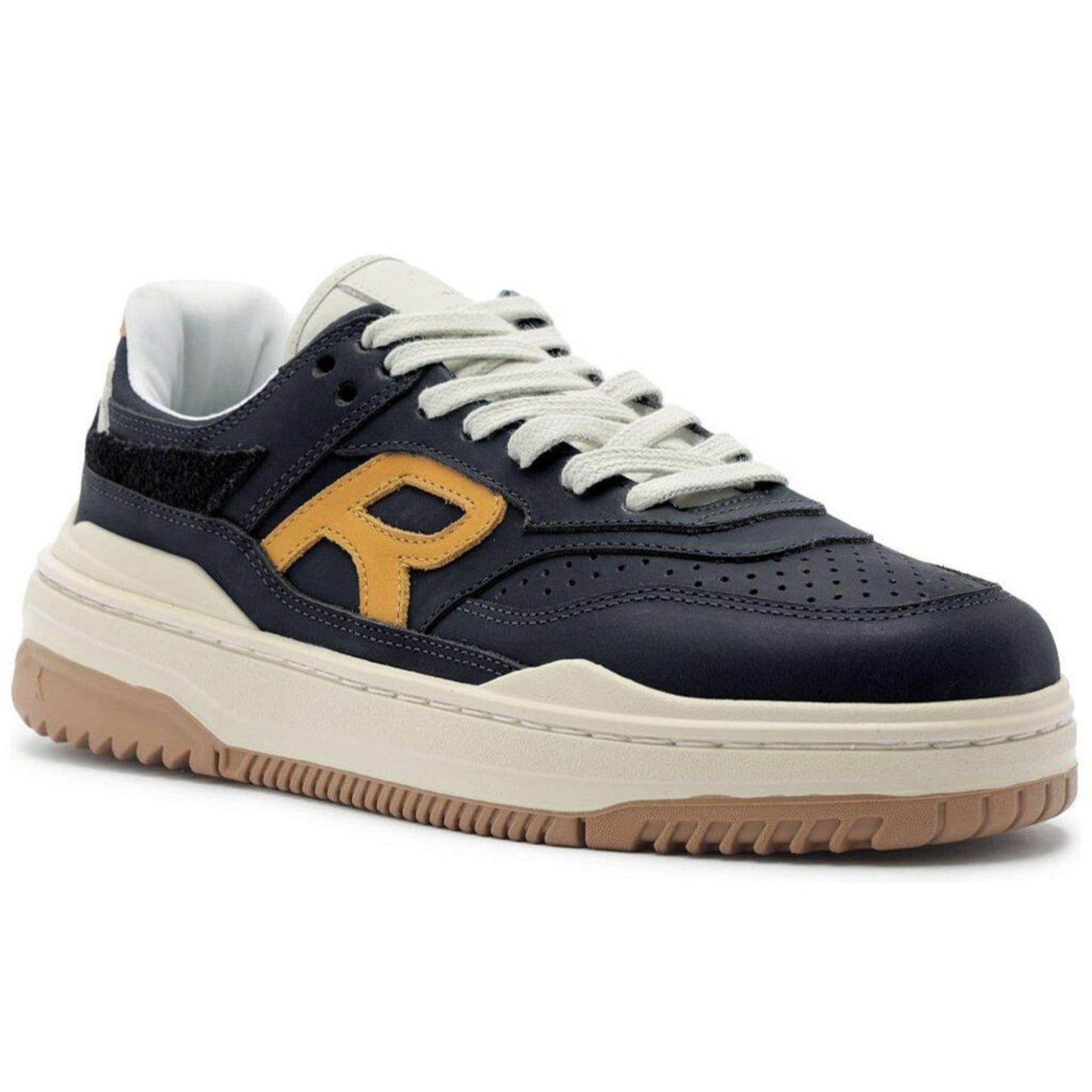 Vista 2 Tenis Masculino Reserva R Broox Kick Azul Marinho RESERVA GO branco azul