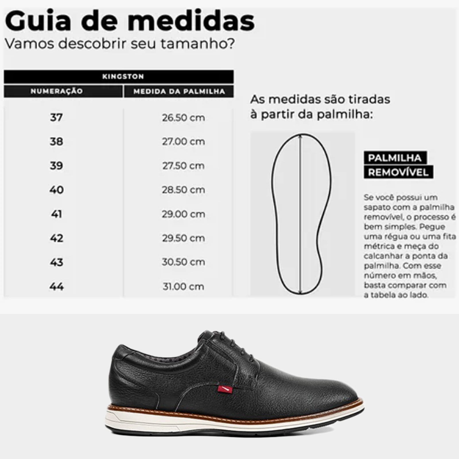 Vista 2 Sapato Ferracini Social Kingston Couro FERRACINI preto