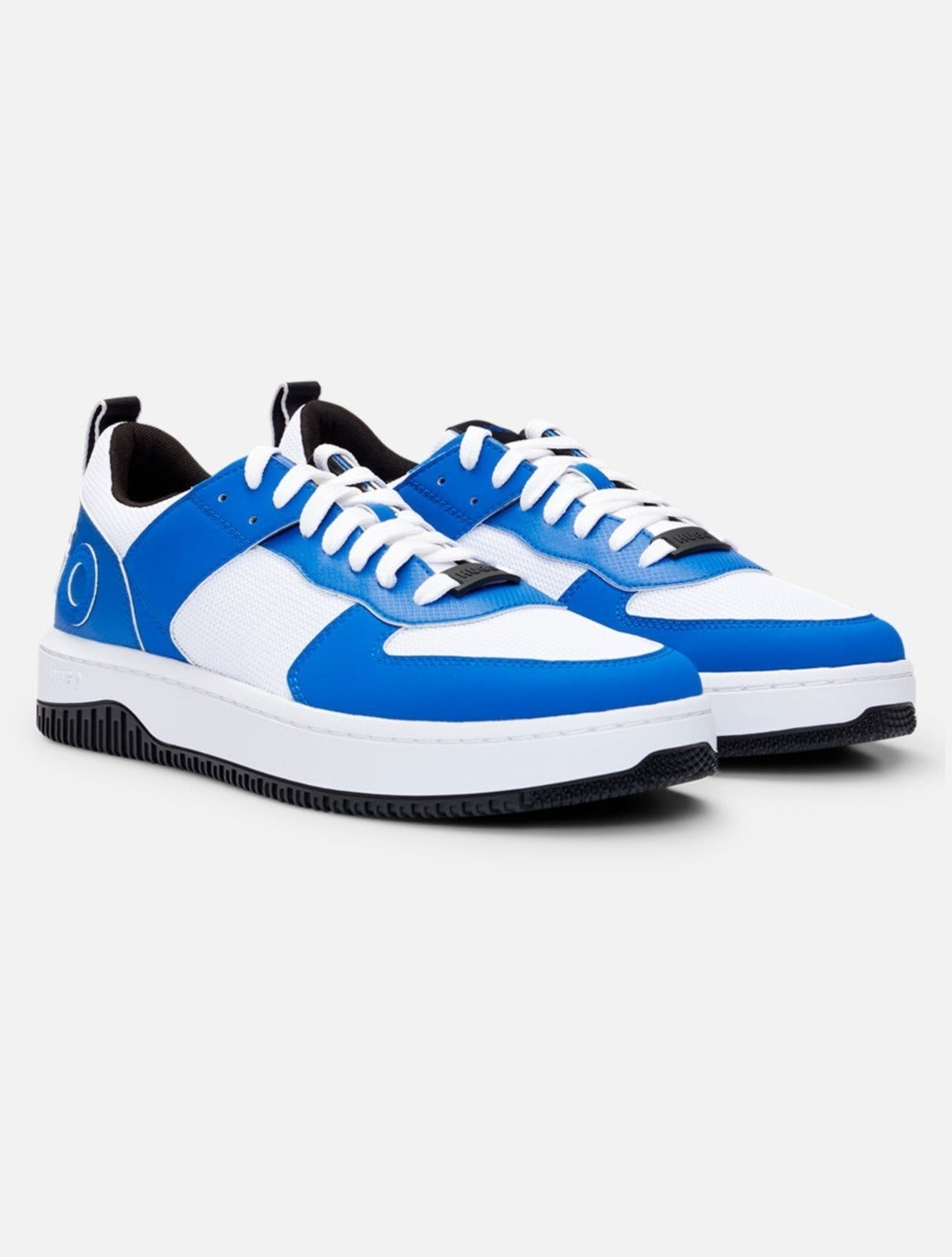 Vista 2 Tênis Hugo Boss Masculino Kilian Tenn Pume Branco Hugo Boss azul