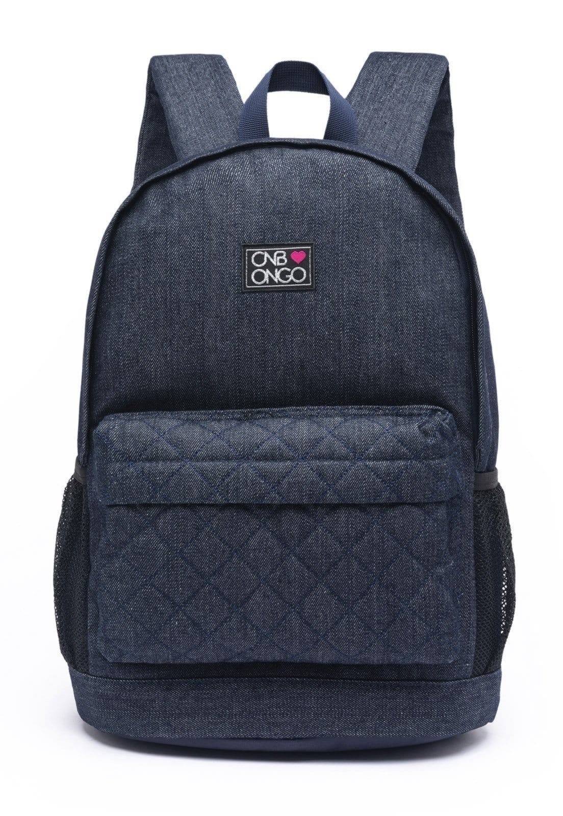 Mochila Feminina Onbongo Grande Bolsa Escolar Faculdade Trabalho