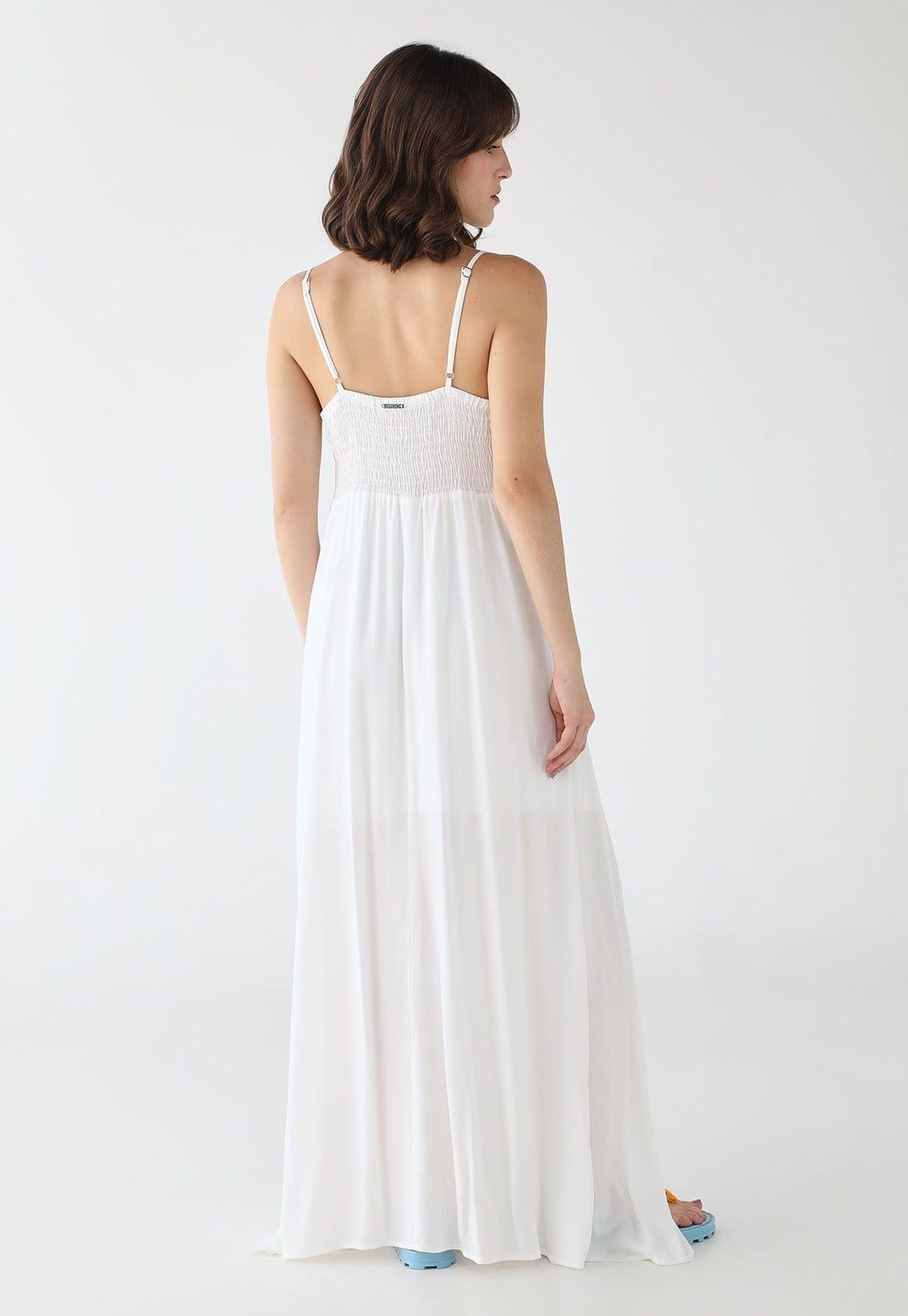 Vista 2 Vestido Longo Feminino Billabong Summer Shine Billabong branco
