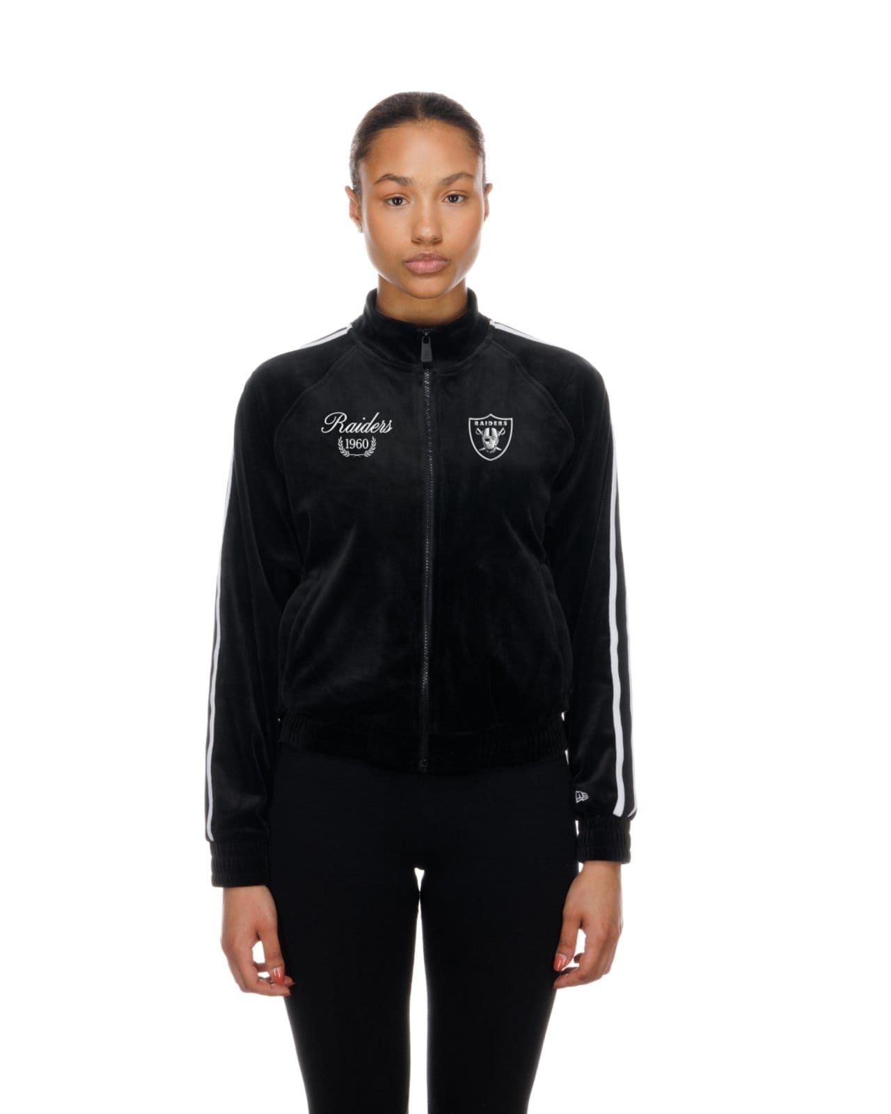 Vista principal Jaqueta New Era Track New York Knicks new era preto