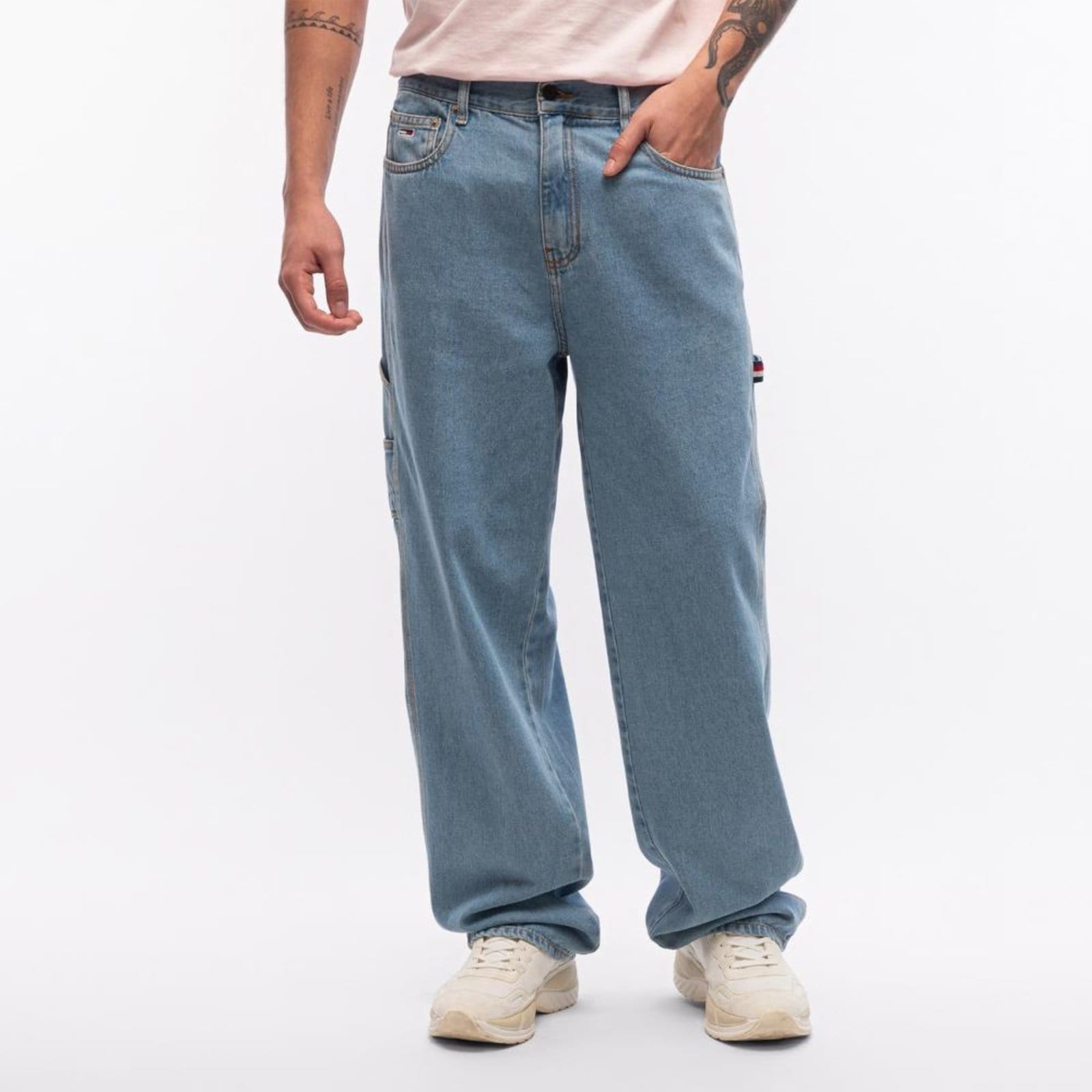 Vista 2 Calça Jeans Reta - 38 Tommy Jeans azul