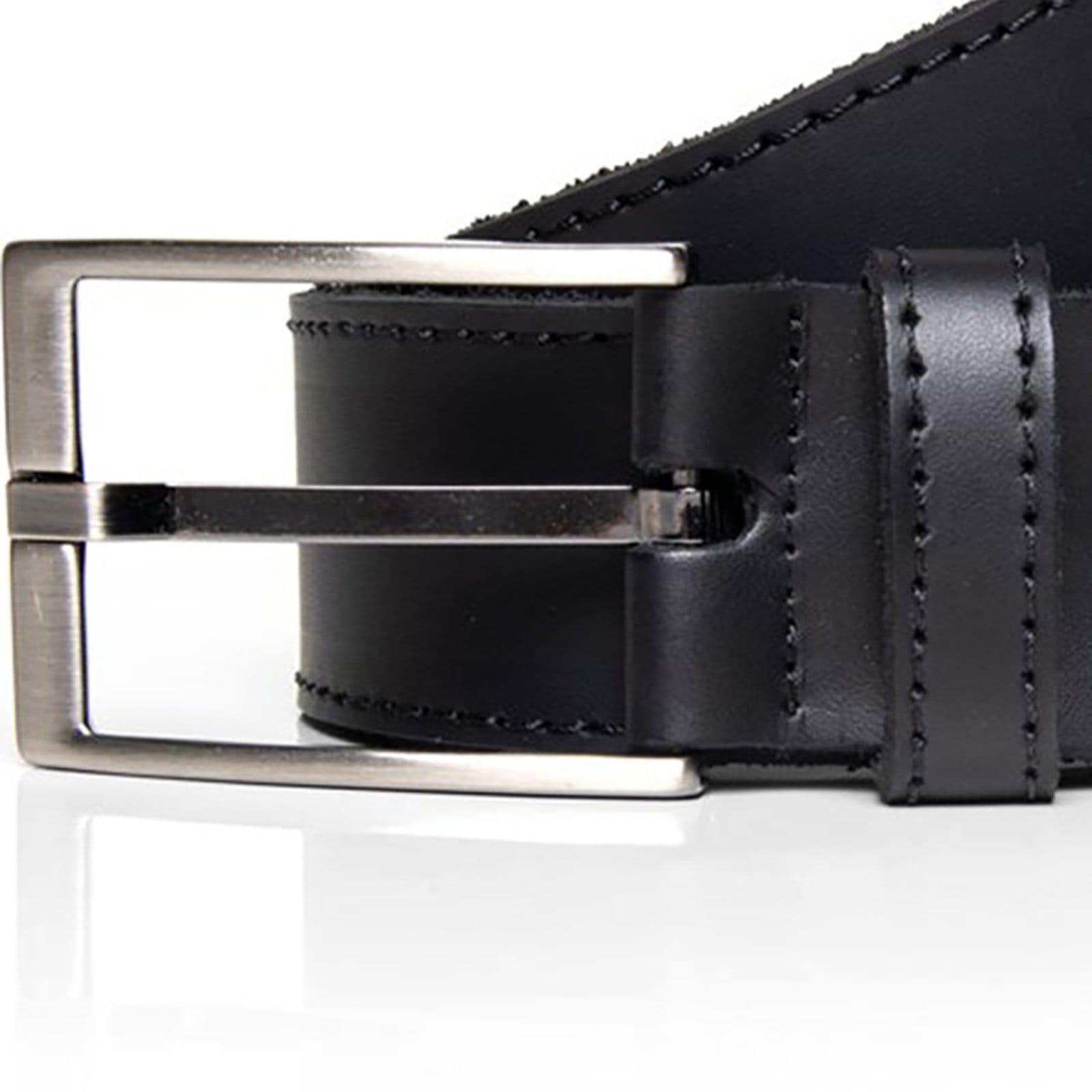 Cinto Couro Acostamento Square Pr25 Masculino - 2