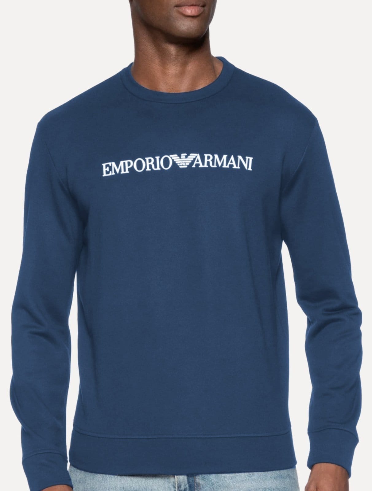 Blusa Moletom Empório Armani Masculina Chest Logo