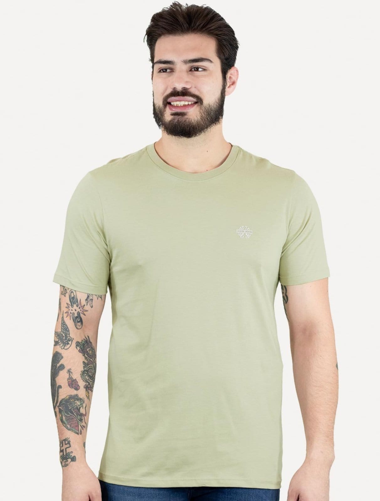 Camiseta John John Masculina Rubber Key Transfer Claro