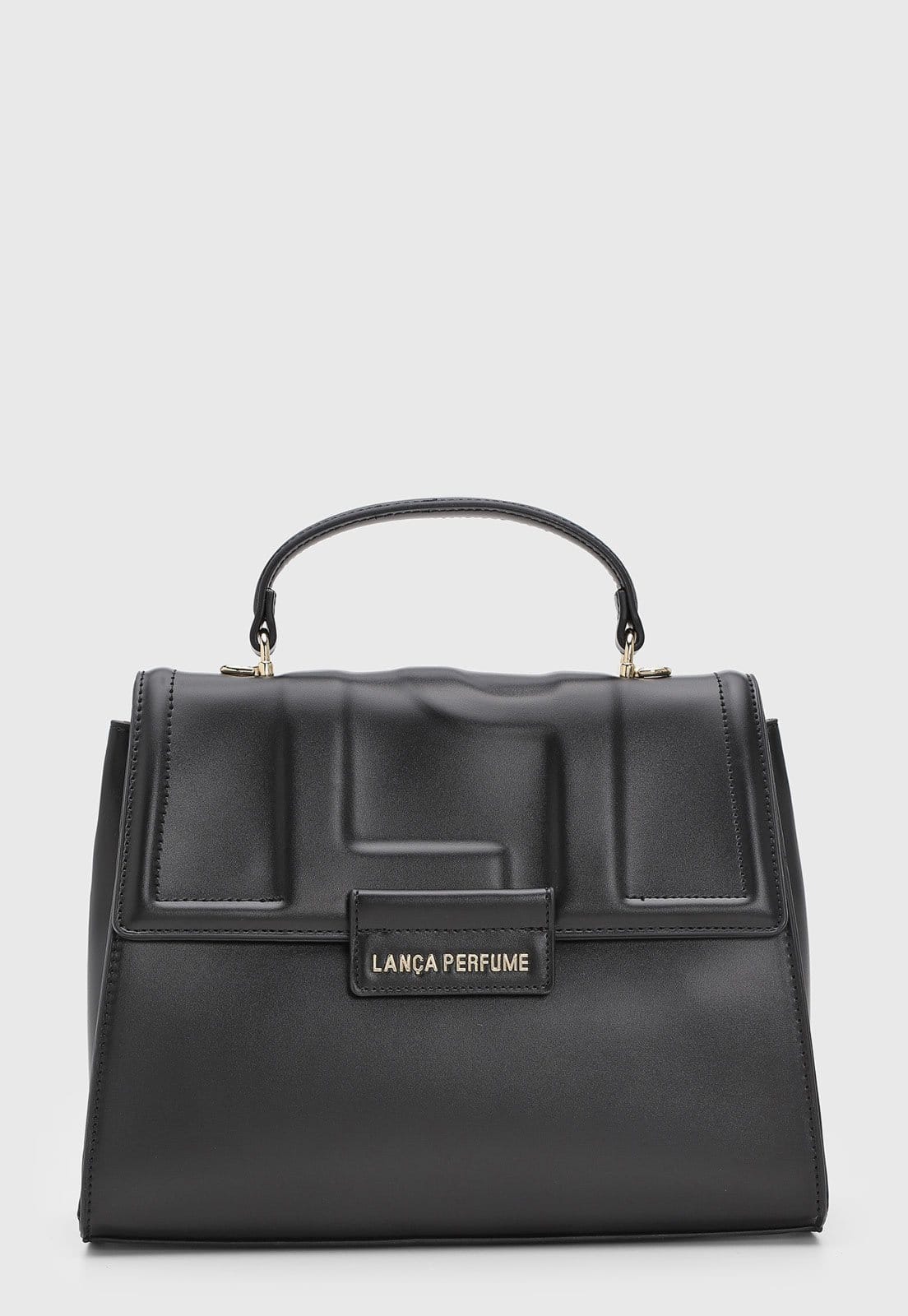 Vista principal Bolsa Feminina Lança Perfume Estruturada Preta Lança Perfume preto