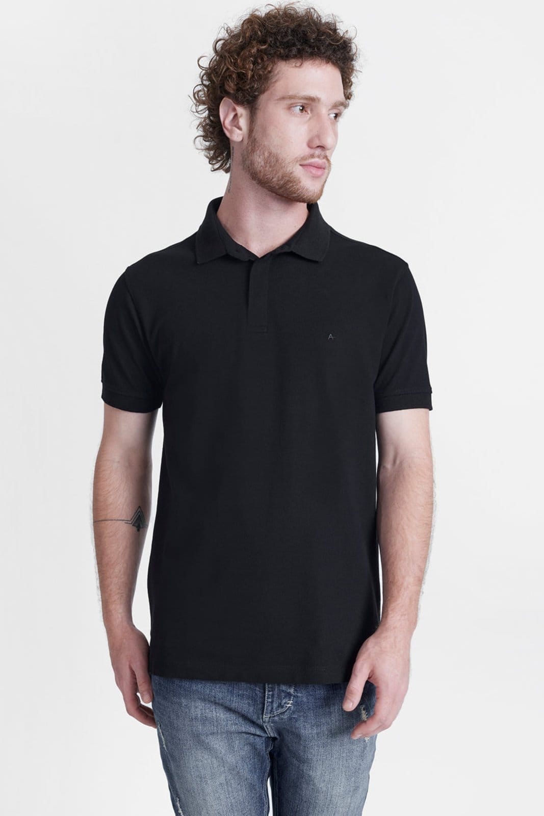 Polo Mc Piquet High Iq Preto