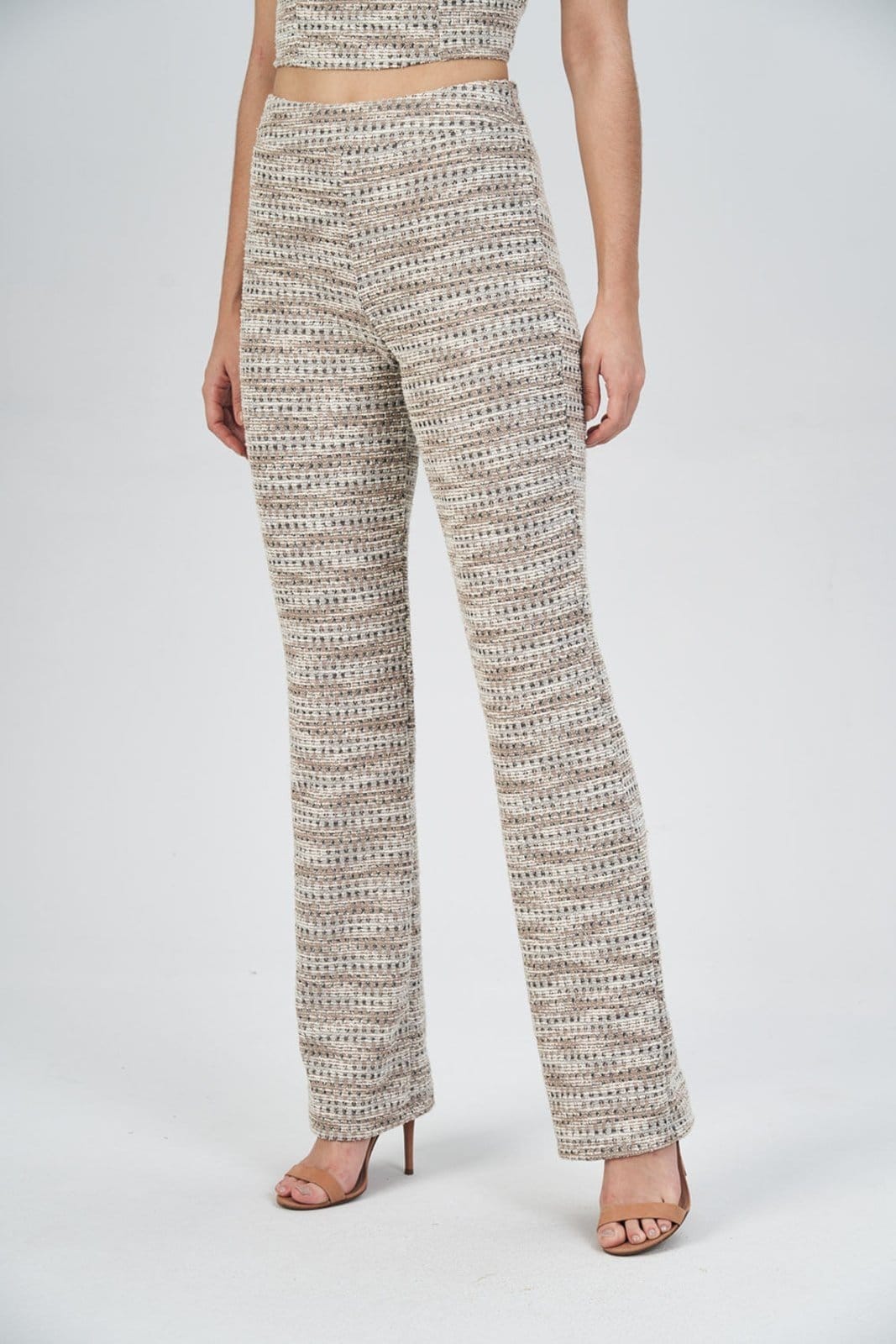 Calça Slim Tweed Feminina Acostamento