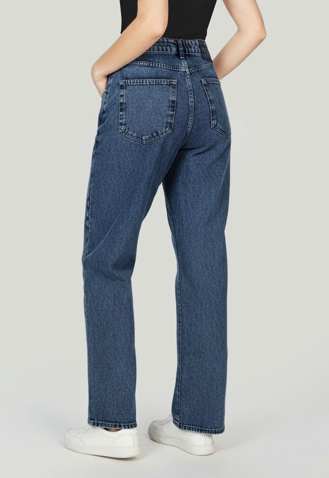 Vista 2 Calça Feminina Colcci Jeans Reta Colcci Jeans azul