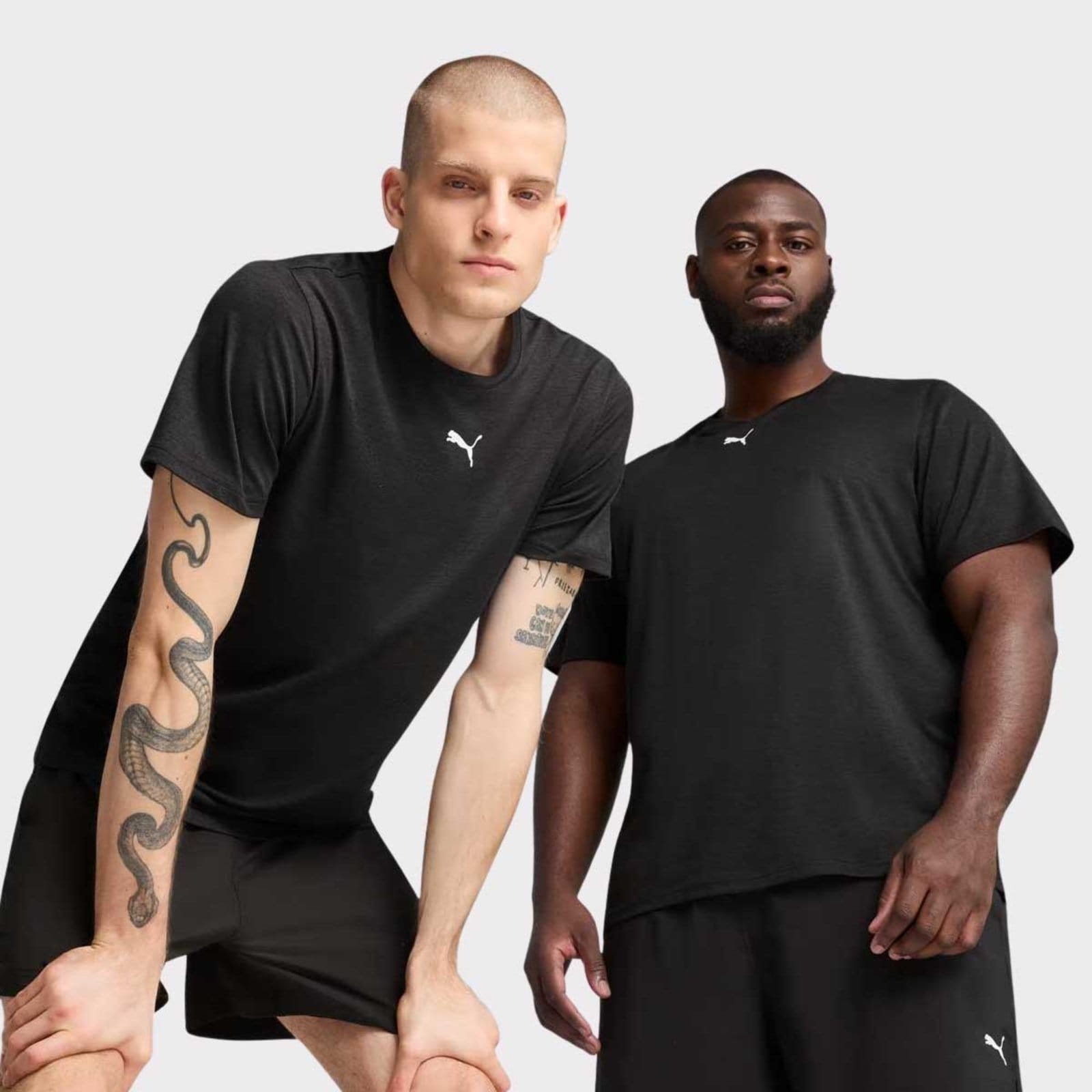 Camiseta Puma Tad Essentials Heather Preta