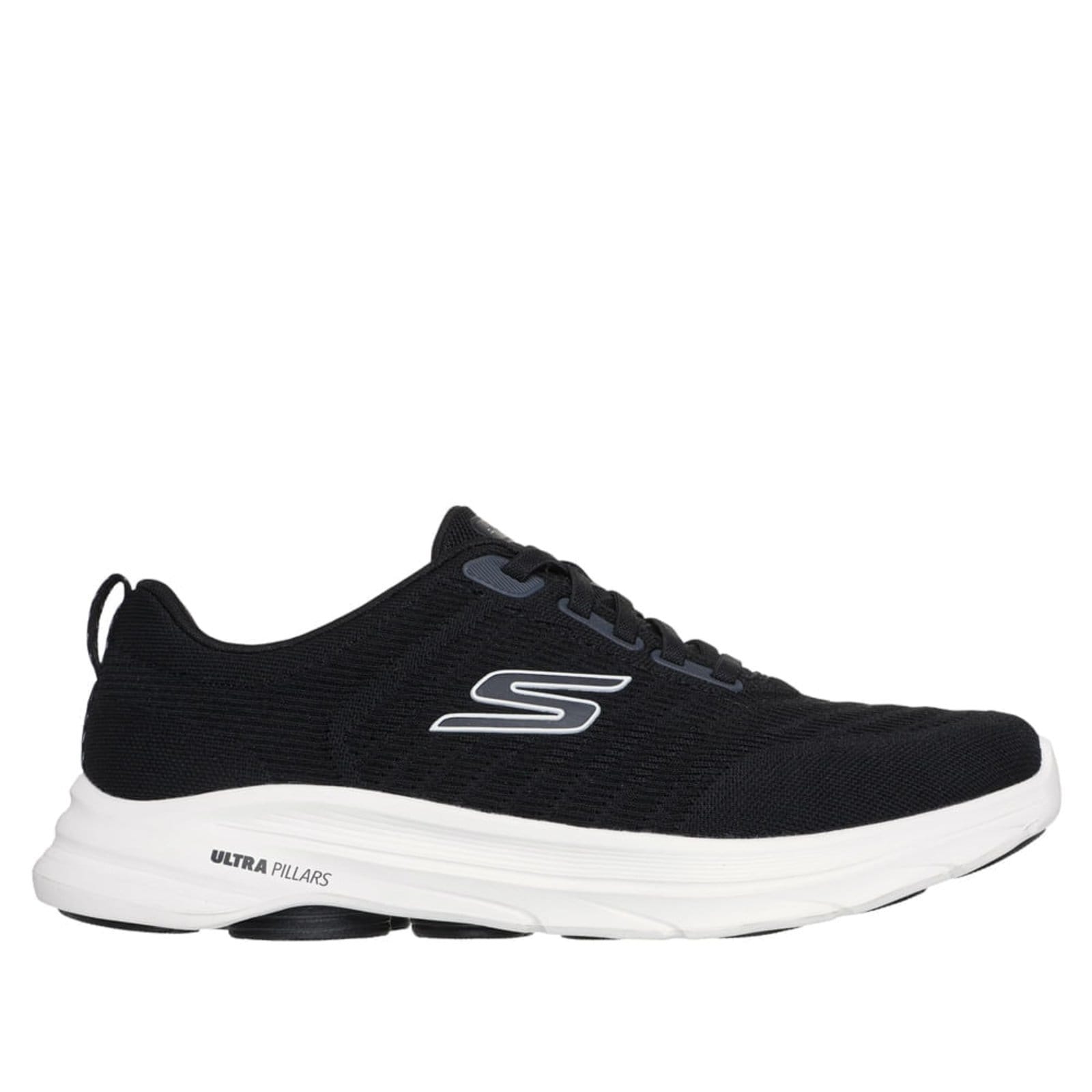 Vista principal Tênis Masculino Skechers Go Walk 8 Ultra Pillar Branco Skechers preto