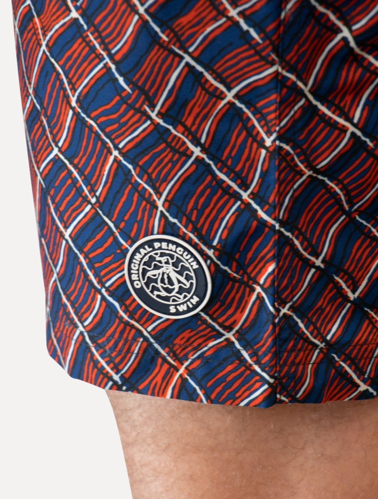 Short Original Penguin Masculino D Água Abstract Print Marinho - 2