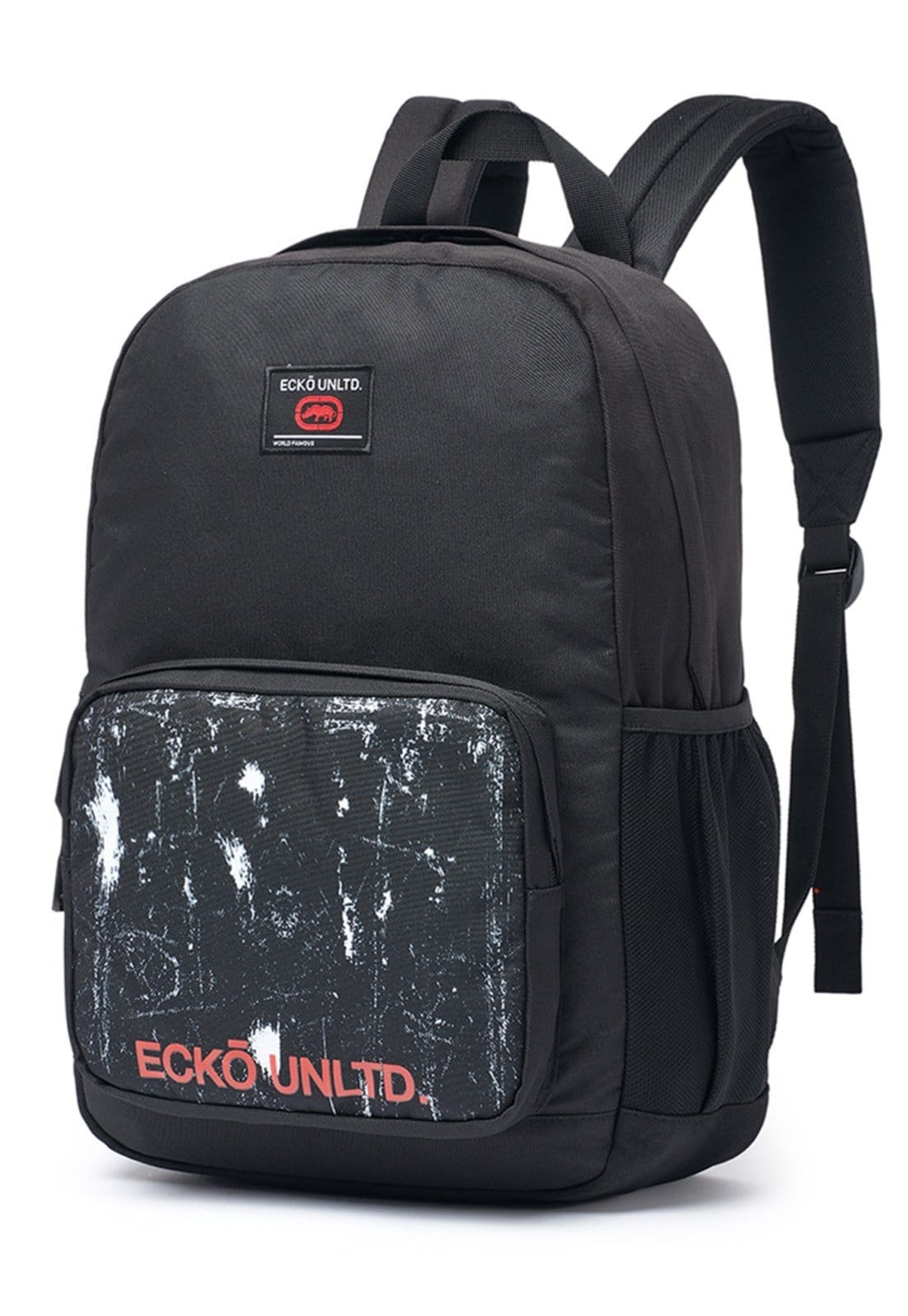 Vista 2 Mochila Ecko Masculina Reforçada Faculdade Trabalho Ecko preto