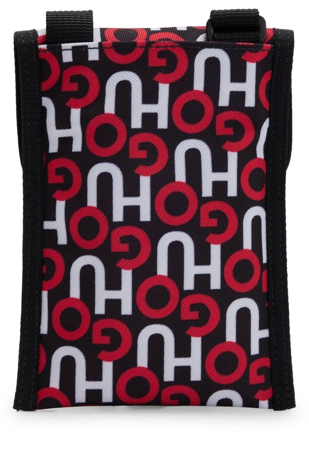 Vista 2 Capa De Celular Com Logo Sobreposto Com Correia HUGO preto