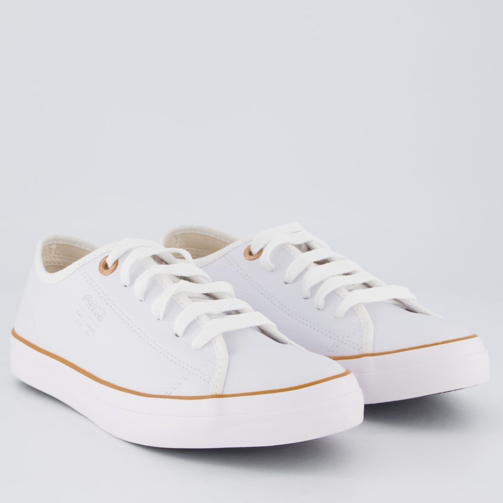 Vista 2 Tênis Coca Cola Stream Town I Feminino Coca-Cola branco