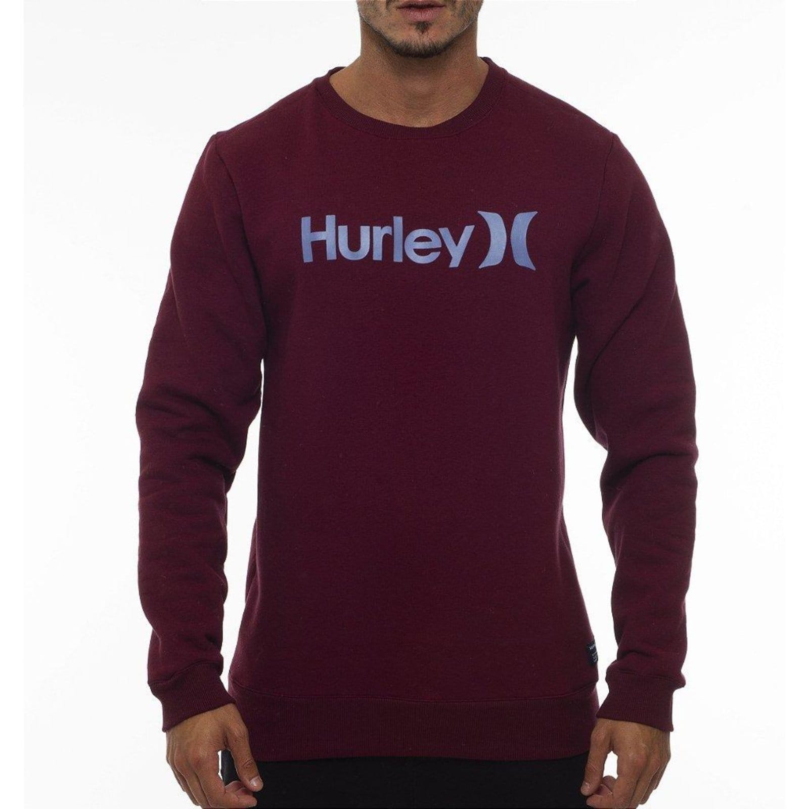 Vista principal Moletom Hurley Careca Ony&Only WT23 Masculino Vinho hurley vermelho
