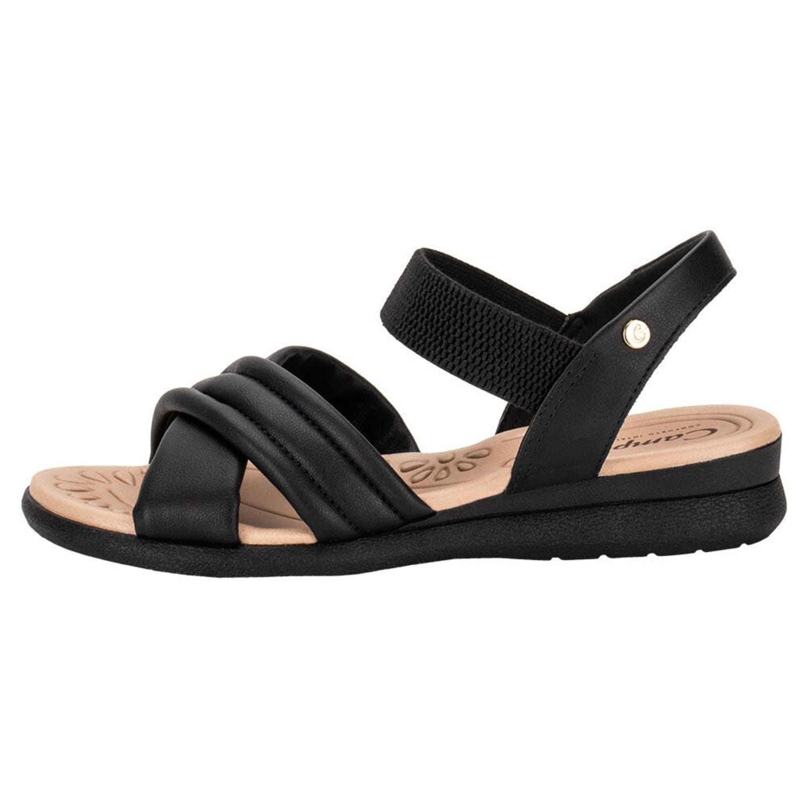 Vista 2 Sandália Feminina Anabela Campesi Cp641 A0640641 Campesi preto