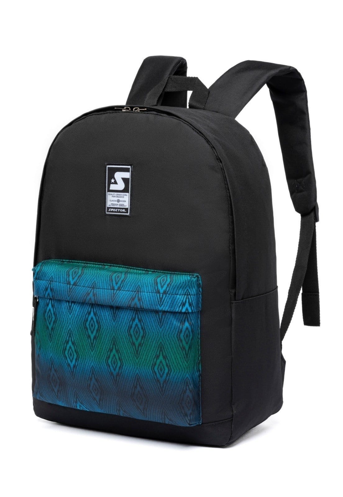 Vista 2 Infantil - Mochila Unissex Faculdade Spector Reforçada Escolar Casual Spector preto