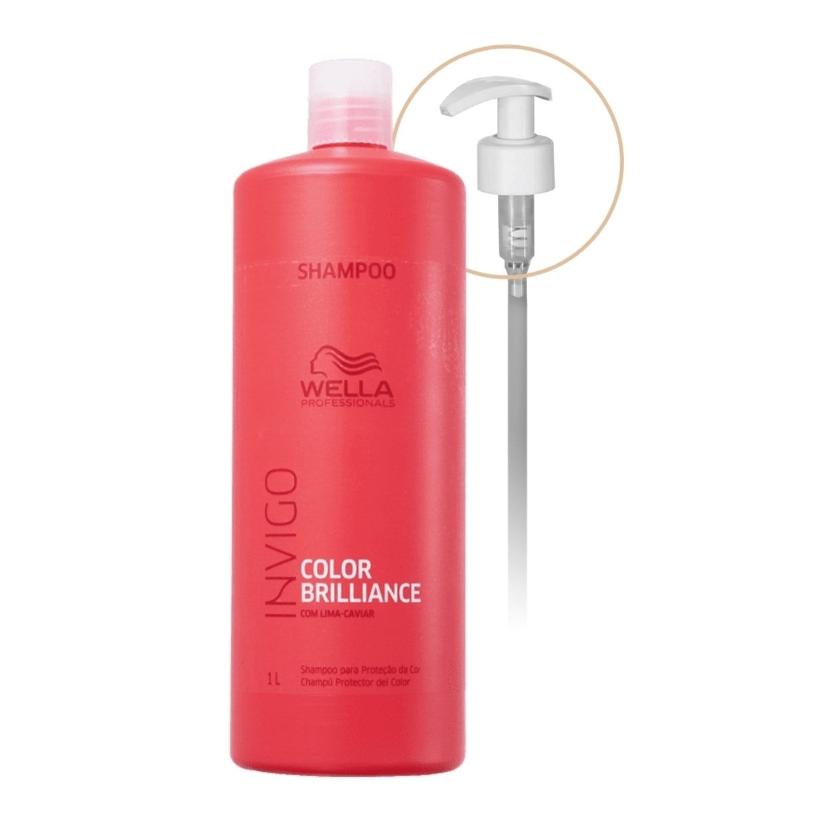 Vista principal Wella Invigo Color Brilliance Proteção da Cor - Shampoo 1L WELLA PROFESSIONALS multicolorido