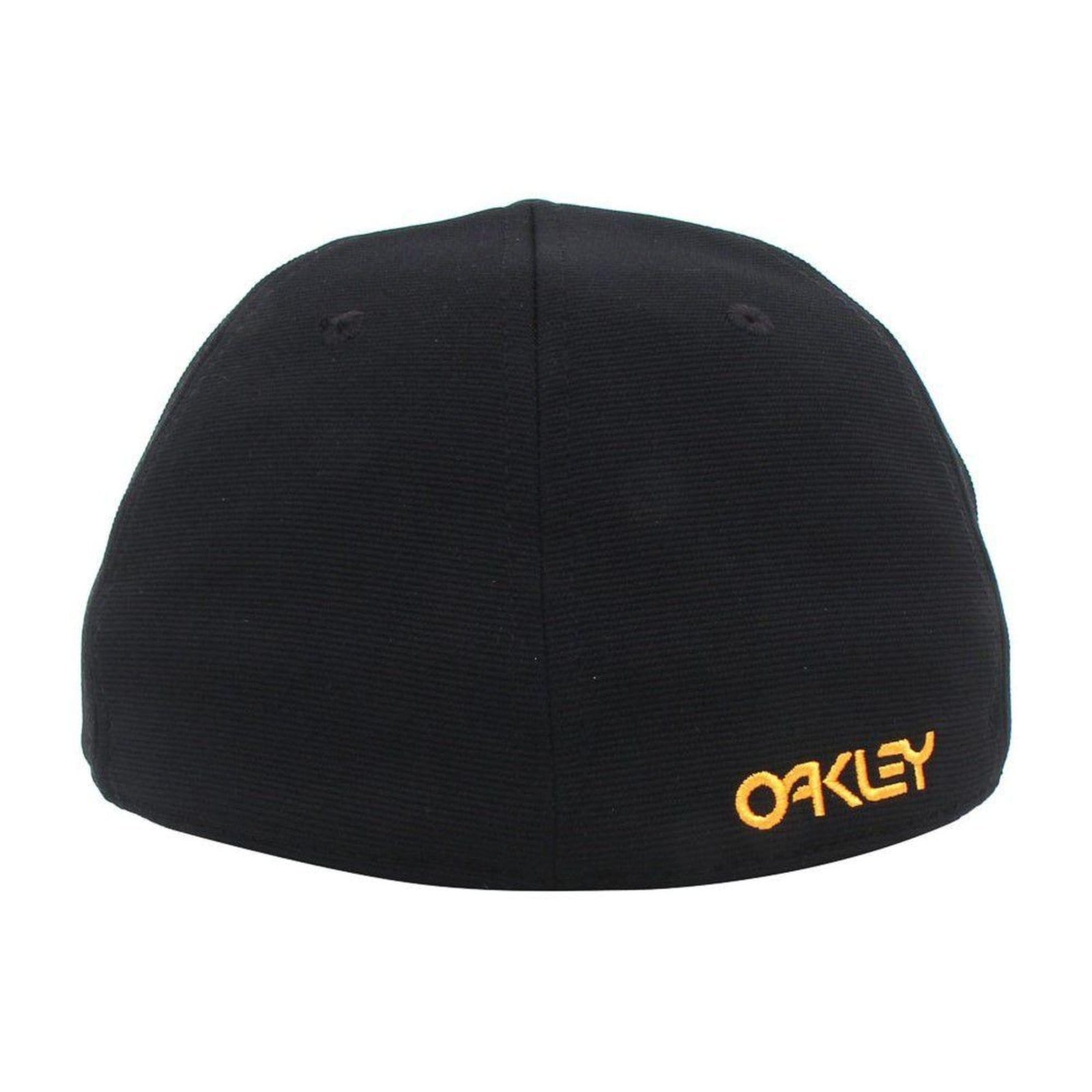Vista 2 Boné Oakley 6 Panel Stretch Embossed Preto Oakley incolor
