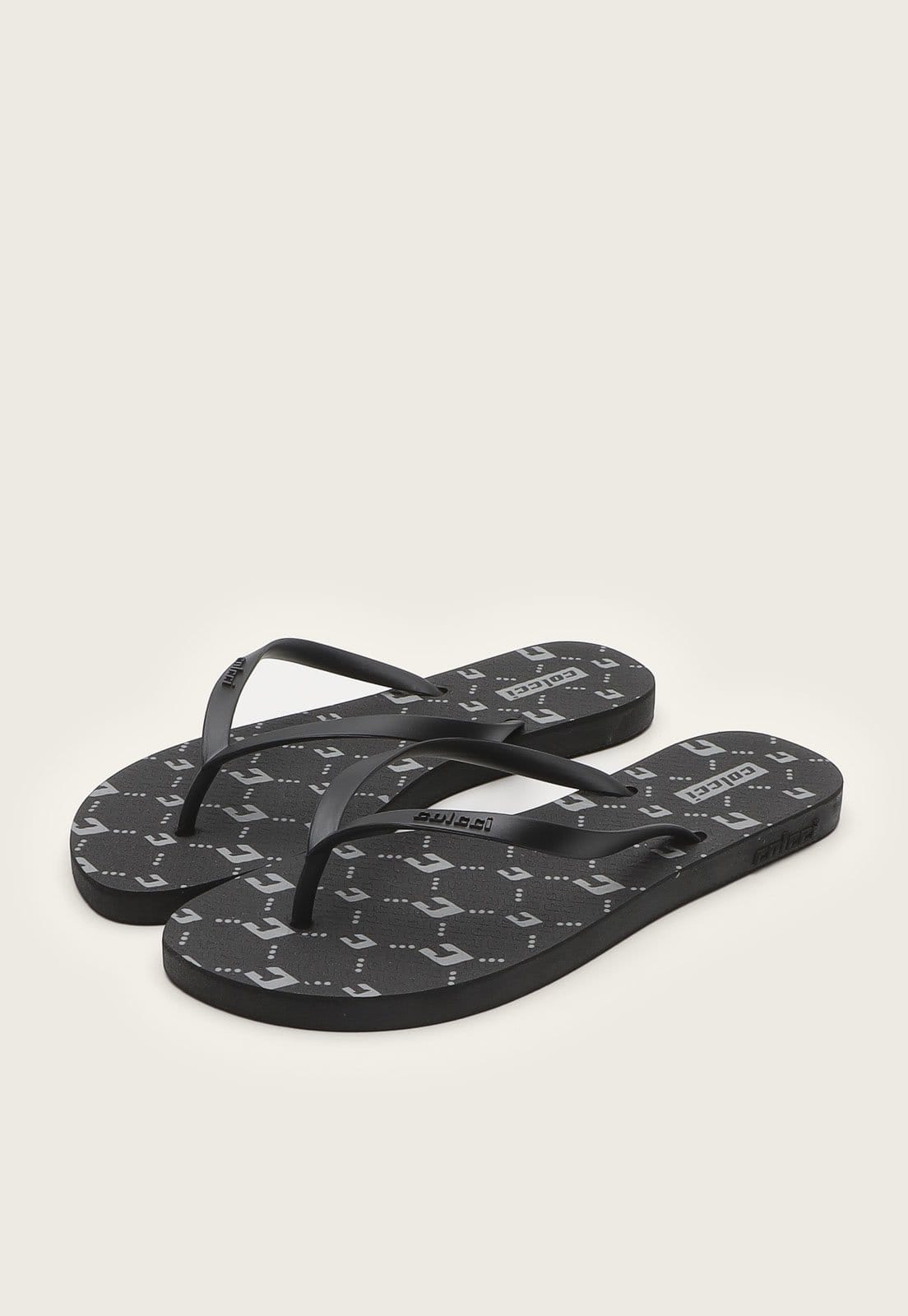 Vista 2 Chinelo Colcci Itapema Colcci preto