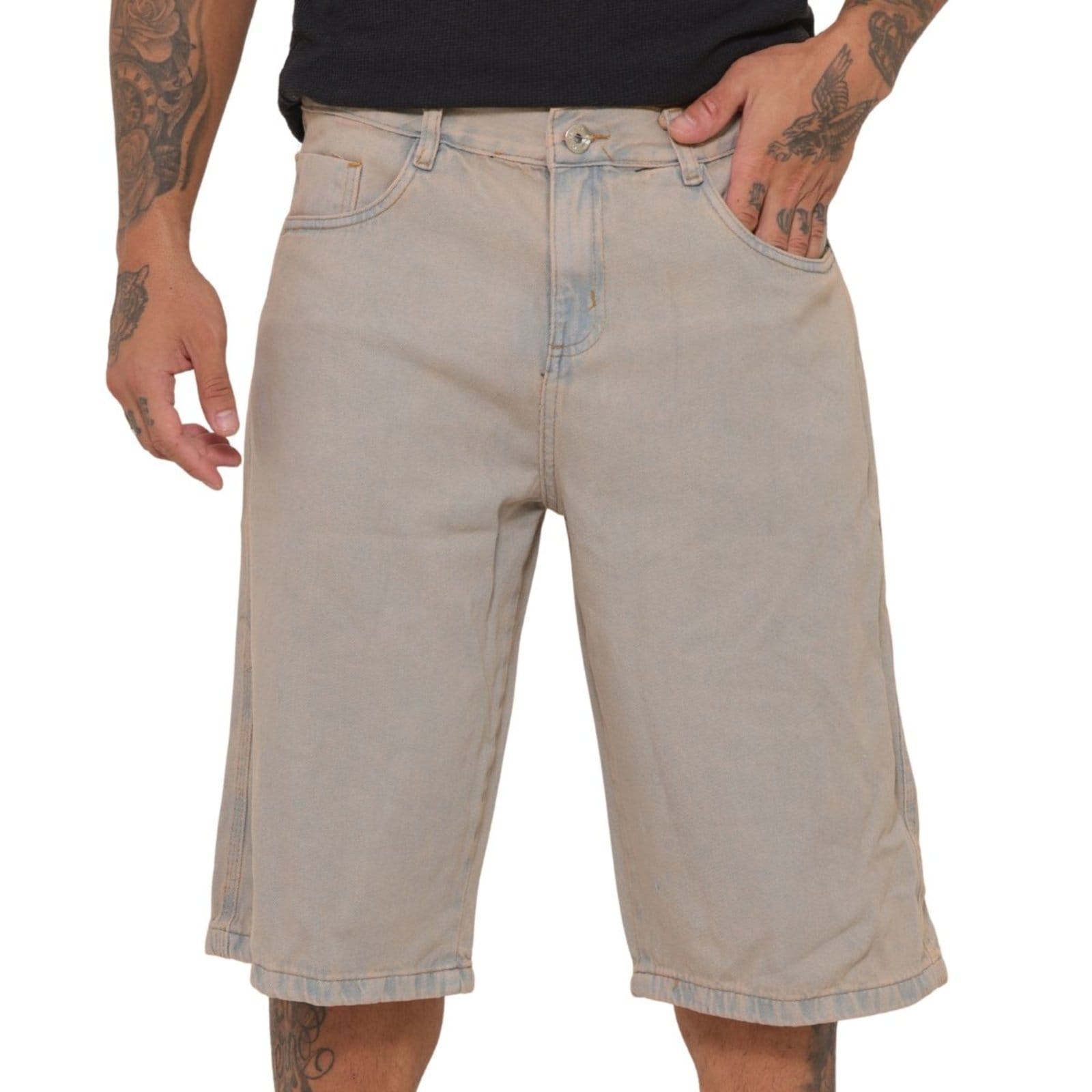 Jorts Jeans Masculino Estiloso Confortável