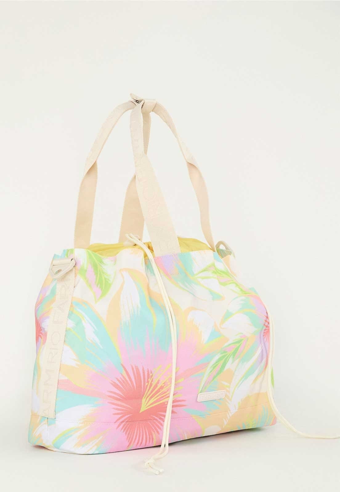 Vista 2 Bolsa Feminina FARM Carioca Chita B Off-White FARM off-white white