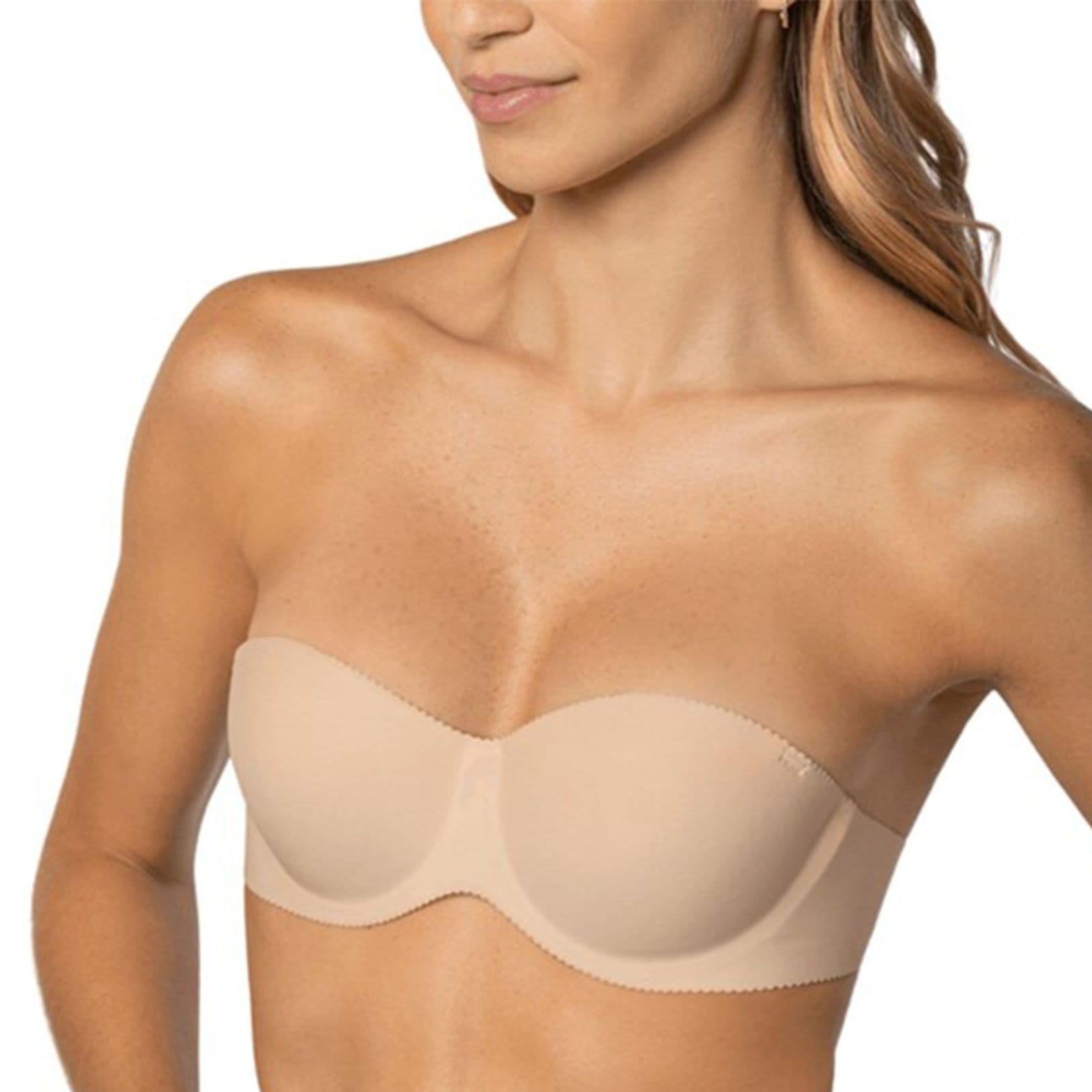 Vista 2 Sutiã LupoTomara que caia loba perfect Loba 42012 Natural Lupo bege natural