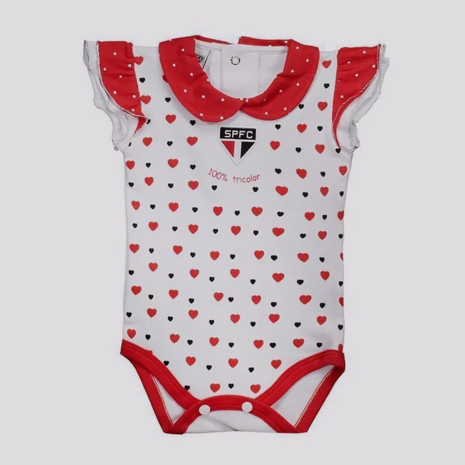 Vista principal Body São Paulo Heart Feminino Reve D´or branco