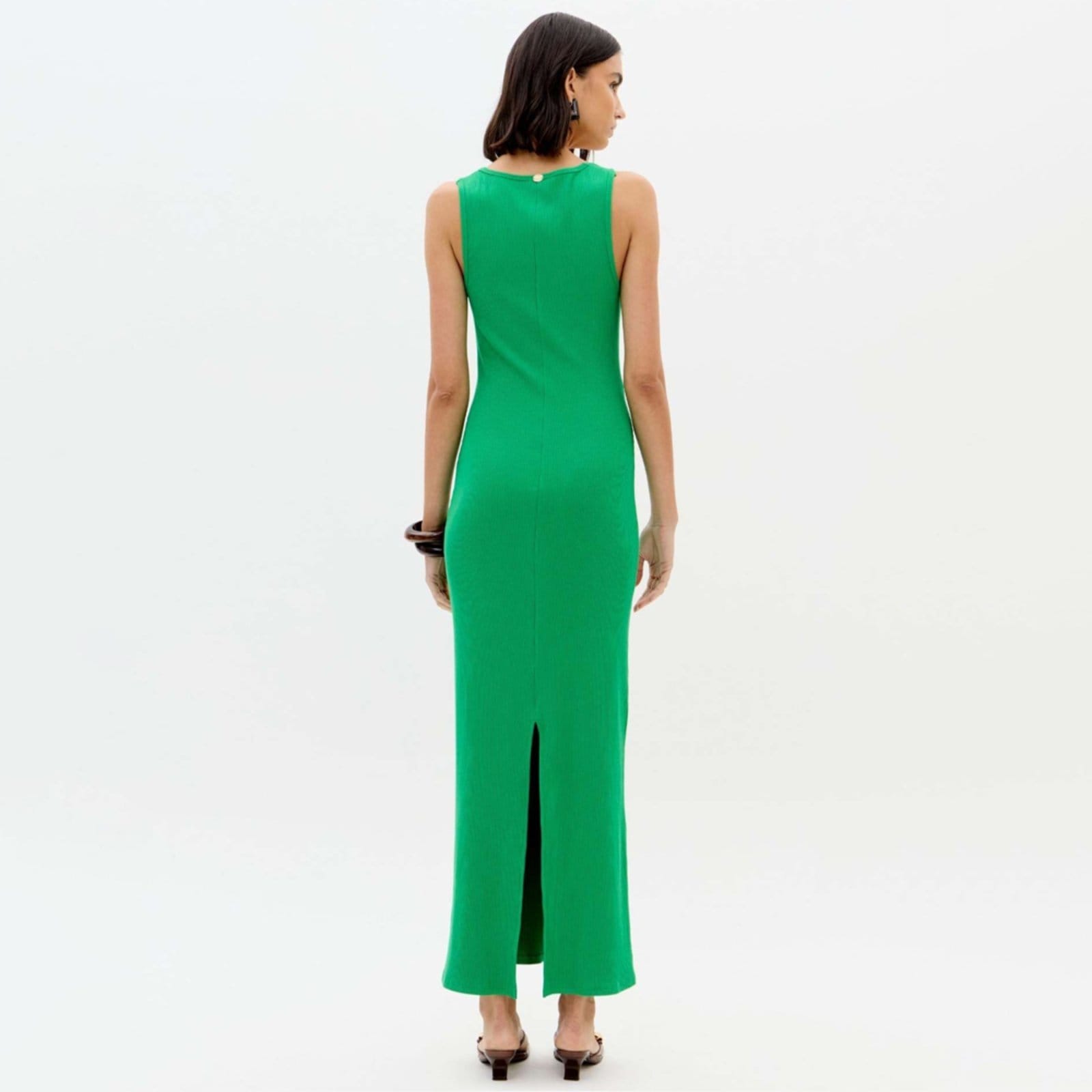 Vista 2 Vestido Super Midi Lança Perfume Canelad Ve26 Feminino Lança Perfume verde