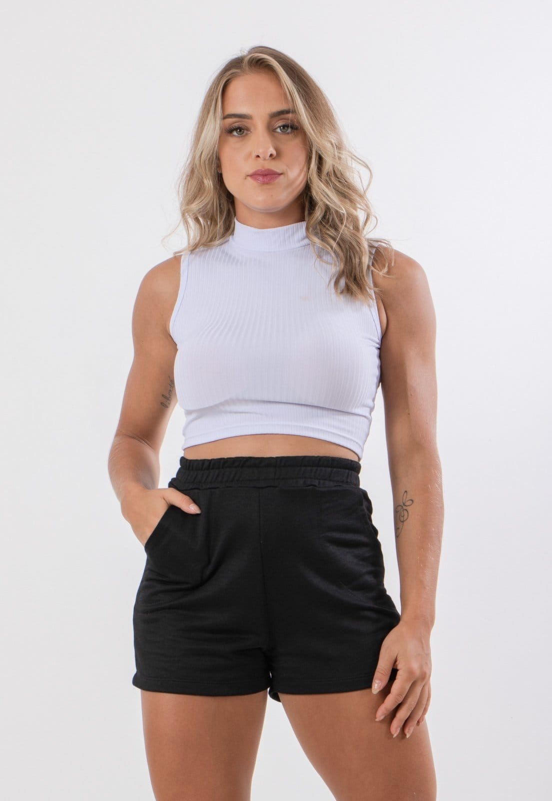 Short Diluxo Moletom Ferminino