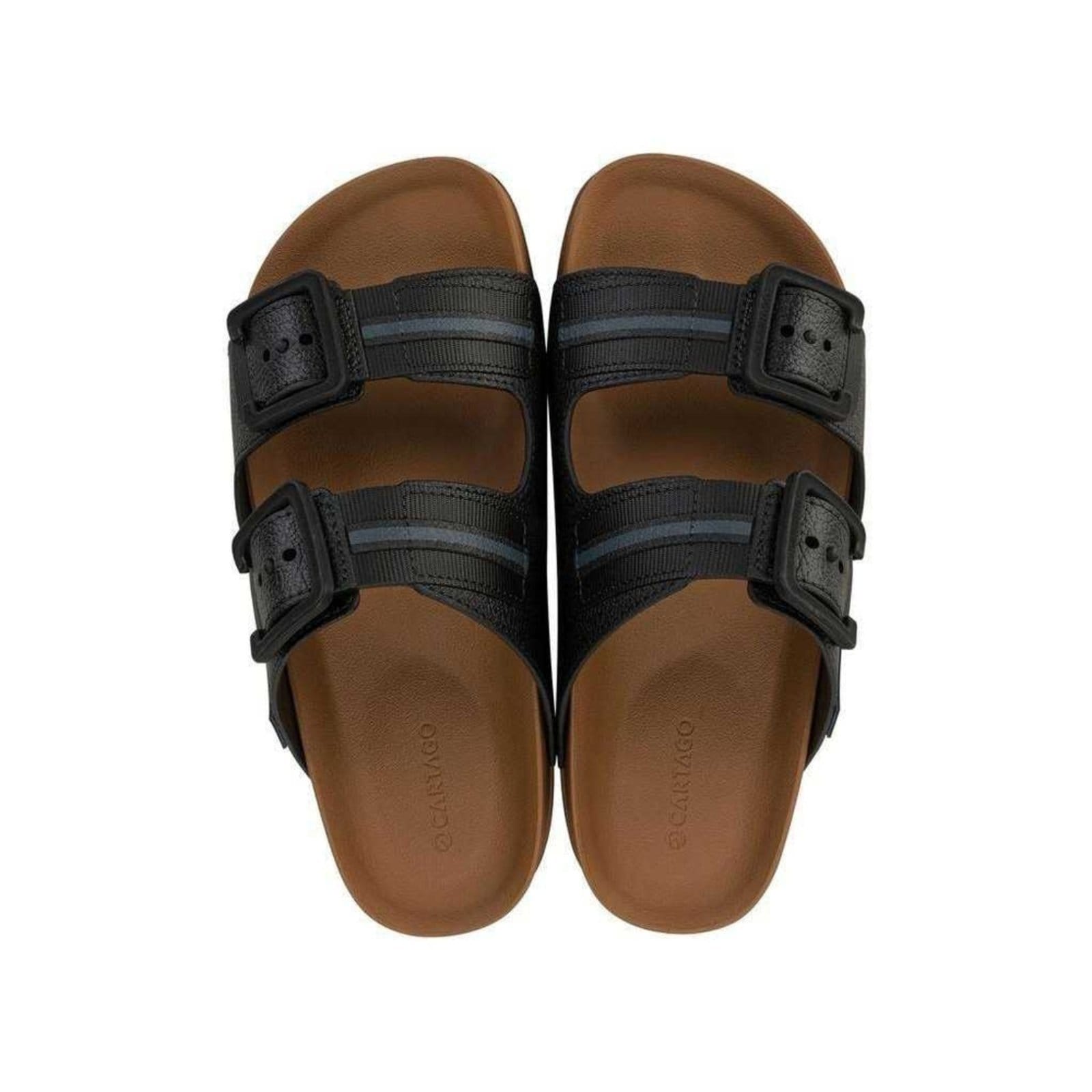 Vista 2 Chinelo Masculino Cartago Milão II Slide Papete CARTAGO marrom