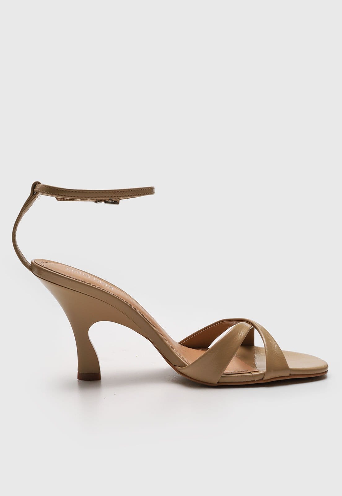 Vista 2 Sandália Santa Lolla Salto Alto Flare Santa Lolla nude