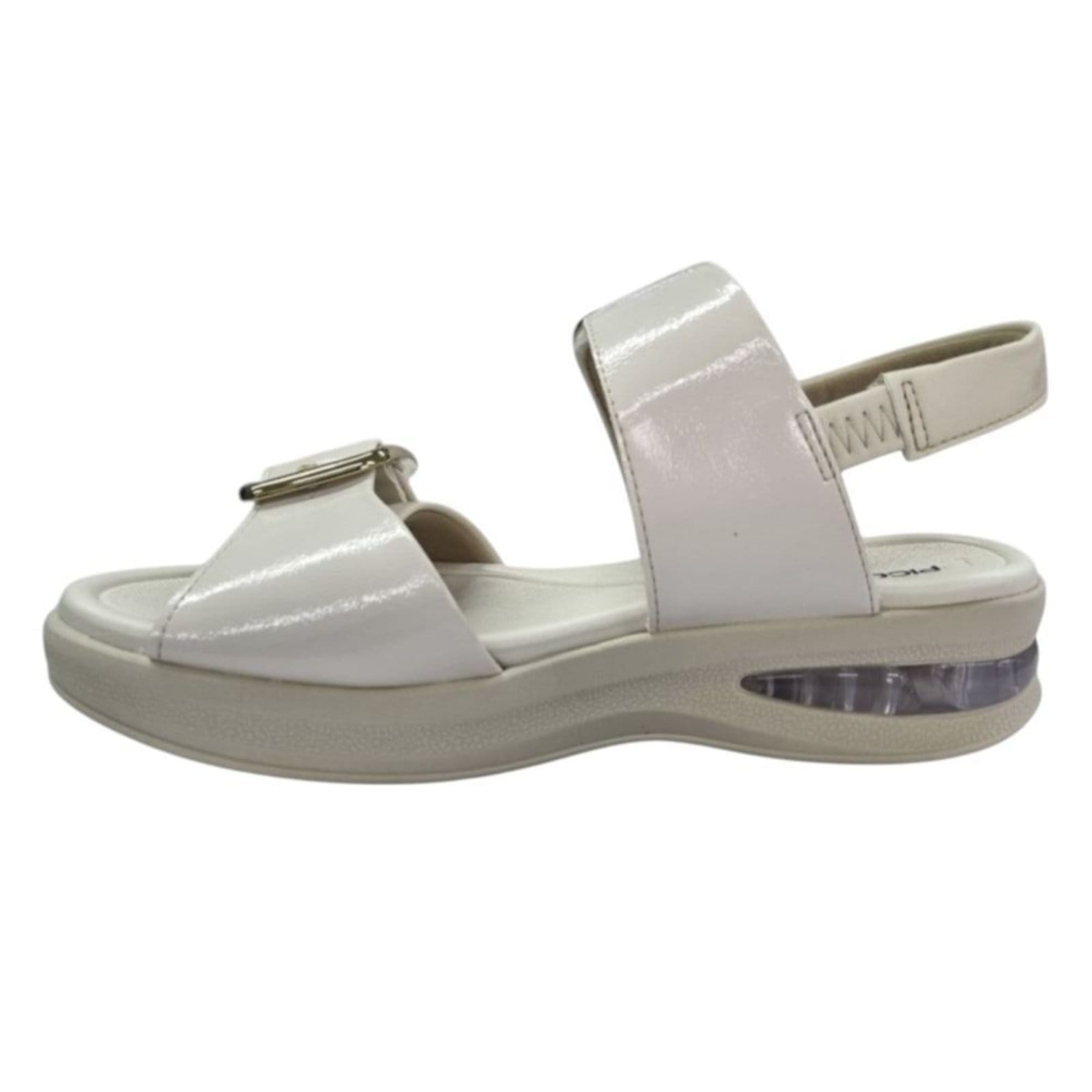 Vista 2 Sandália Piccadilly Soft Step Anabela Feminino Piccadilly branco