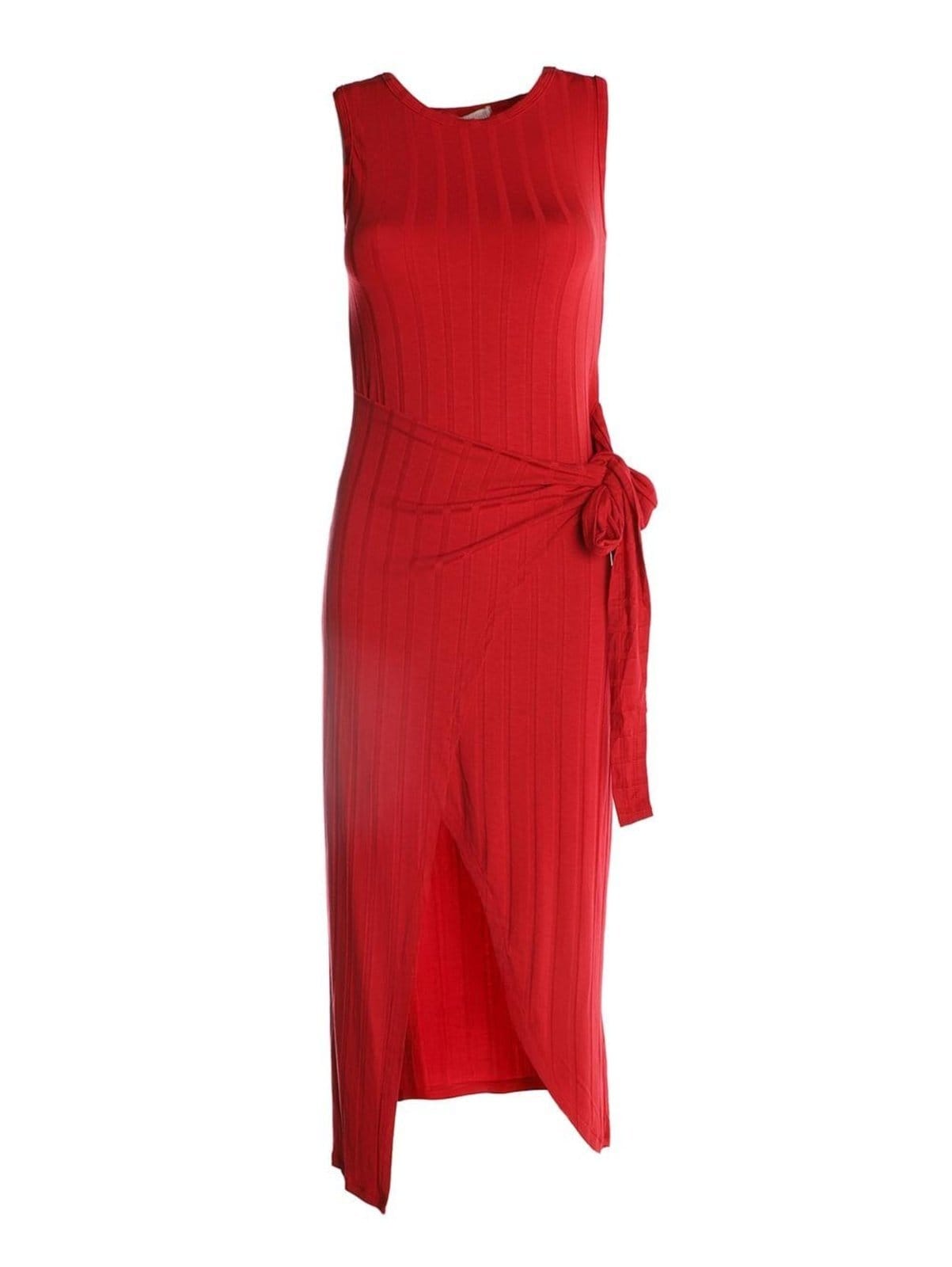 Vestido Canelado Autentique Feminino VERMELHO