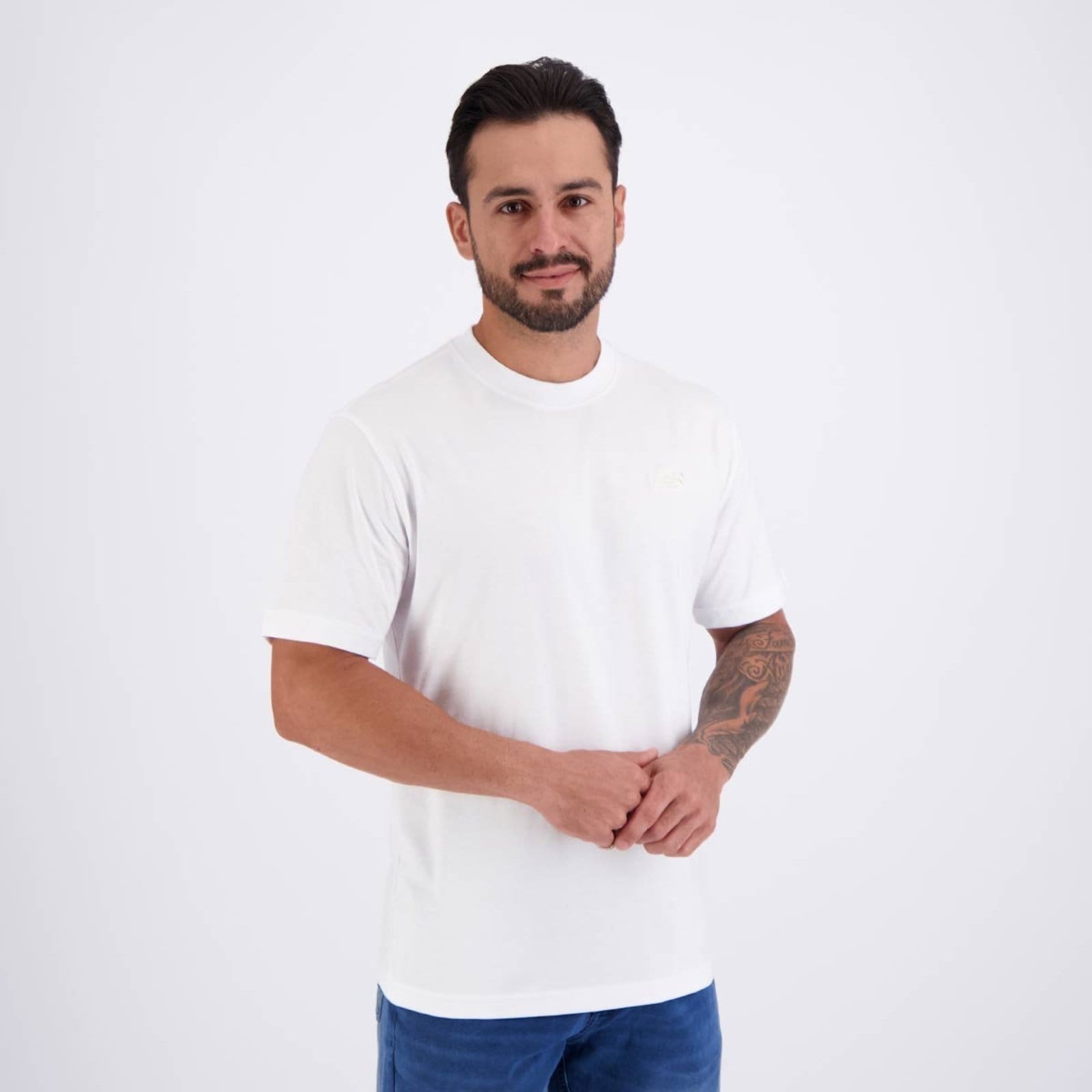 Vista 2 Camiseta New Balance Essentials SL Branca New Balance branco