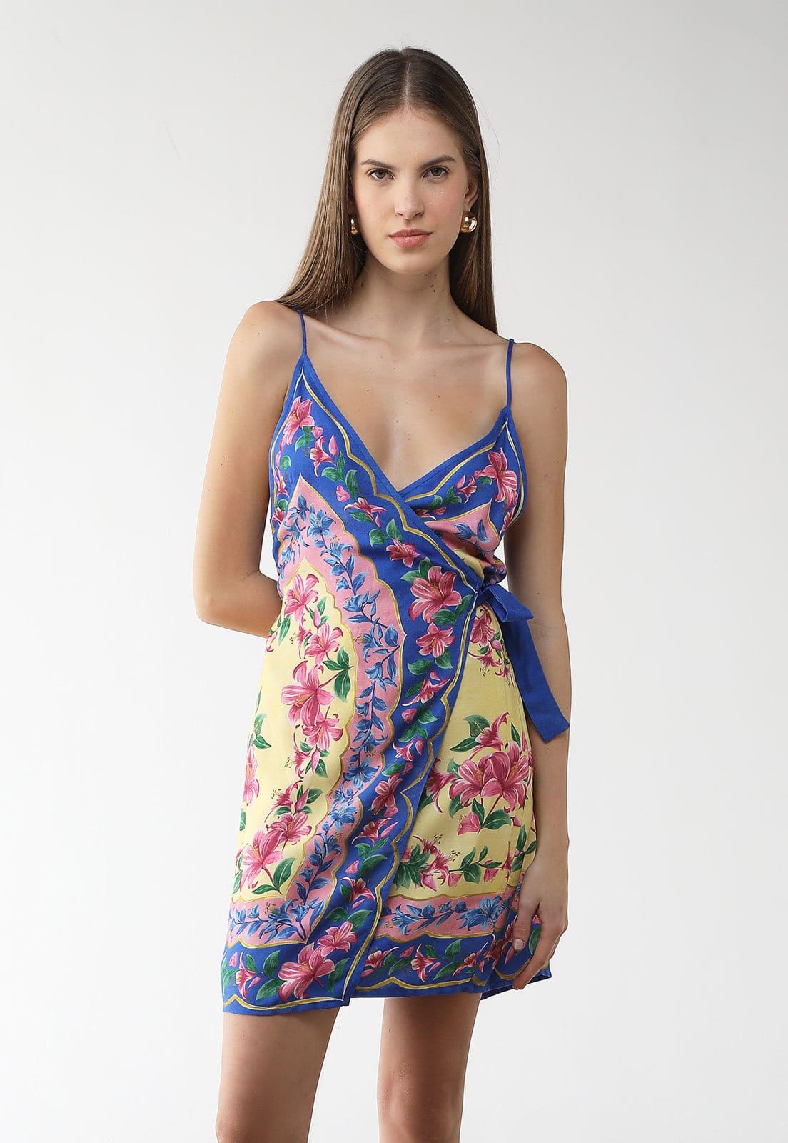 Vestido Feminino FARM Envelope Estampa Floral