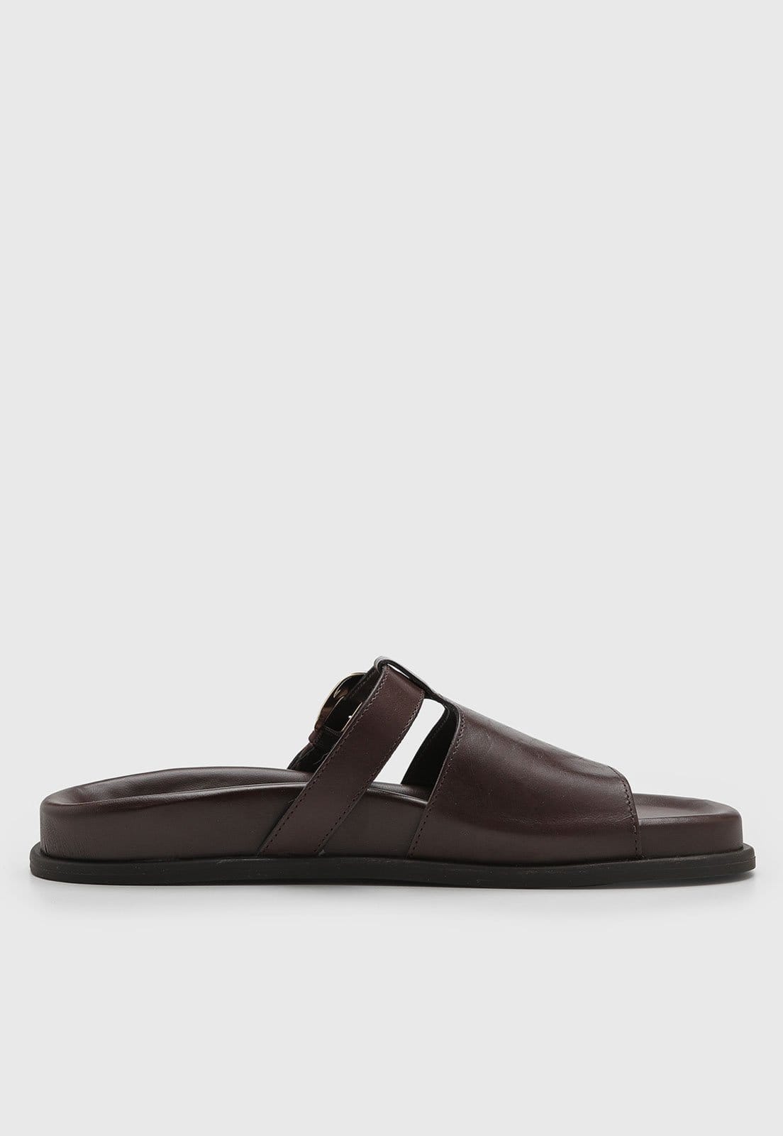 Vista 2 Rasteira Feminina Arezzo Fivela Arezzo marrom