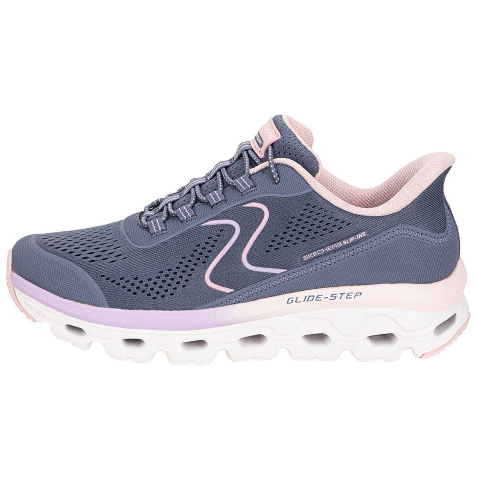 Vista 2 Tênis Feminino Glide-Step Sole Skechers 1820272 5670272 Skechers cinza