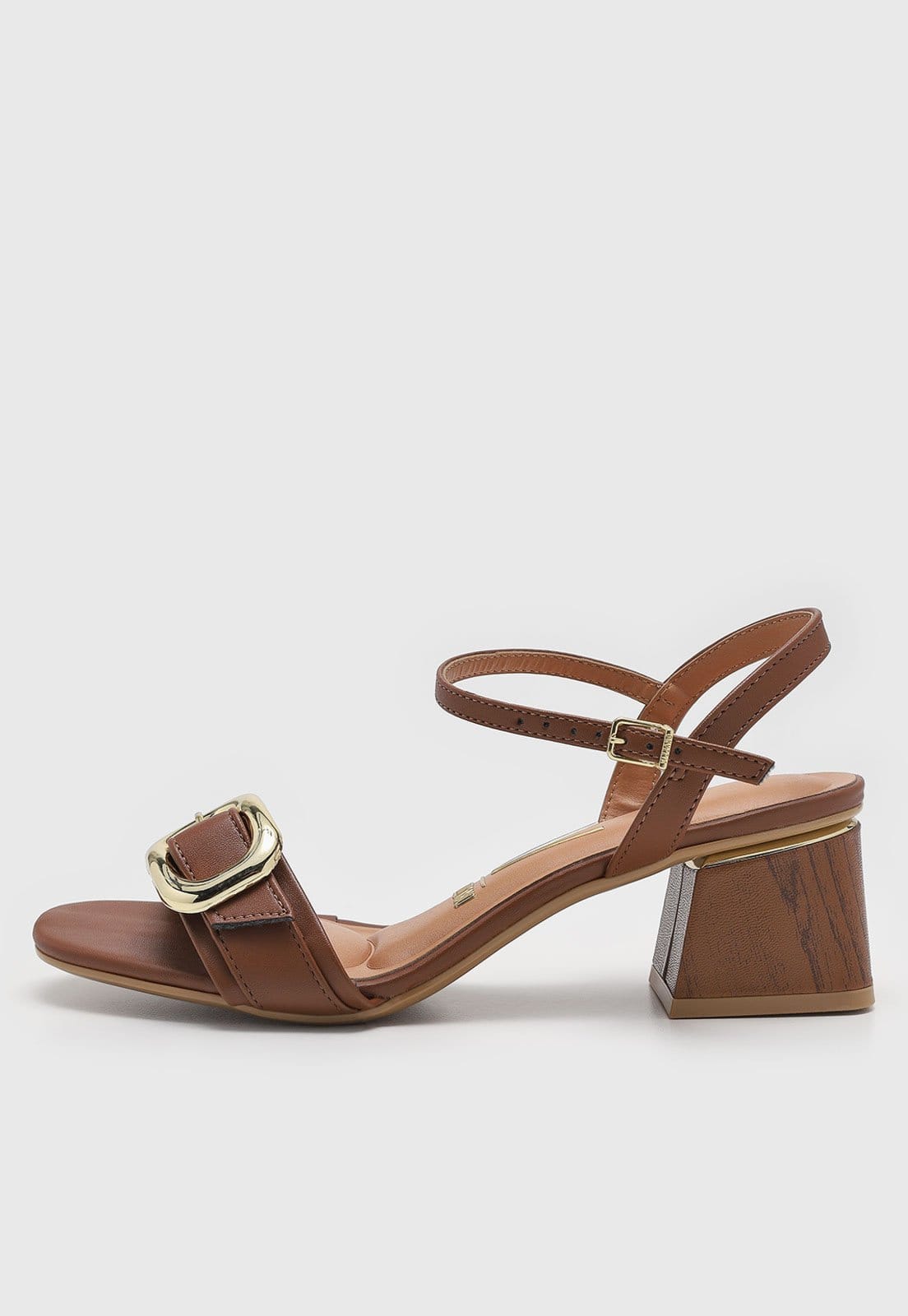 Sandália Feminina Vizzano Salto Grosso