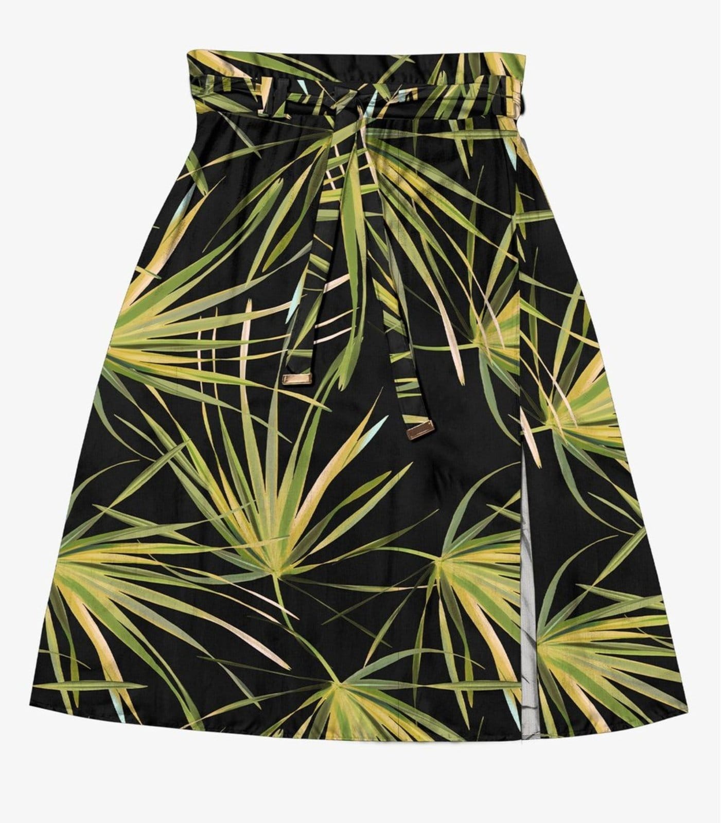 Vista principal Saia Super Midi Secret Glam Secret Glam preto